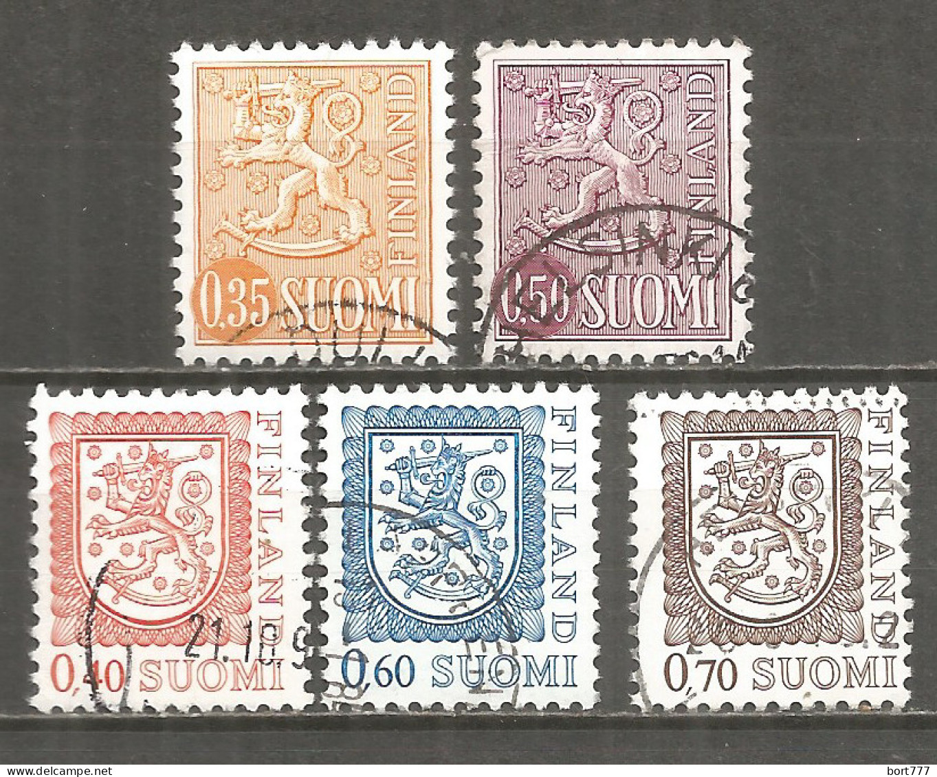 Finland 1974 Used Stamps 5v - Usados