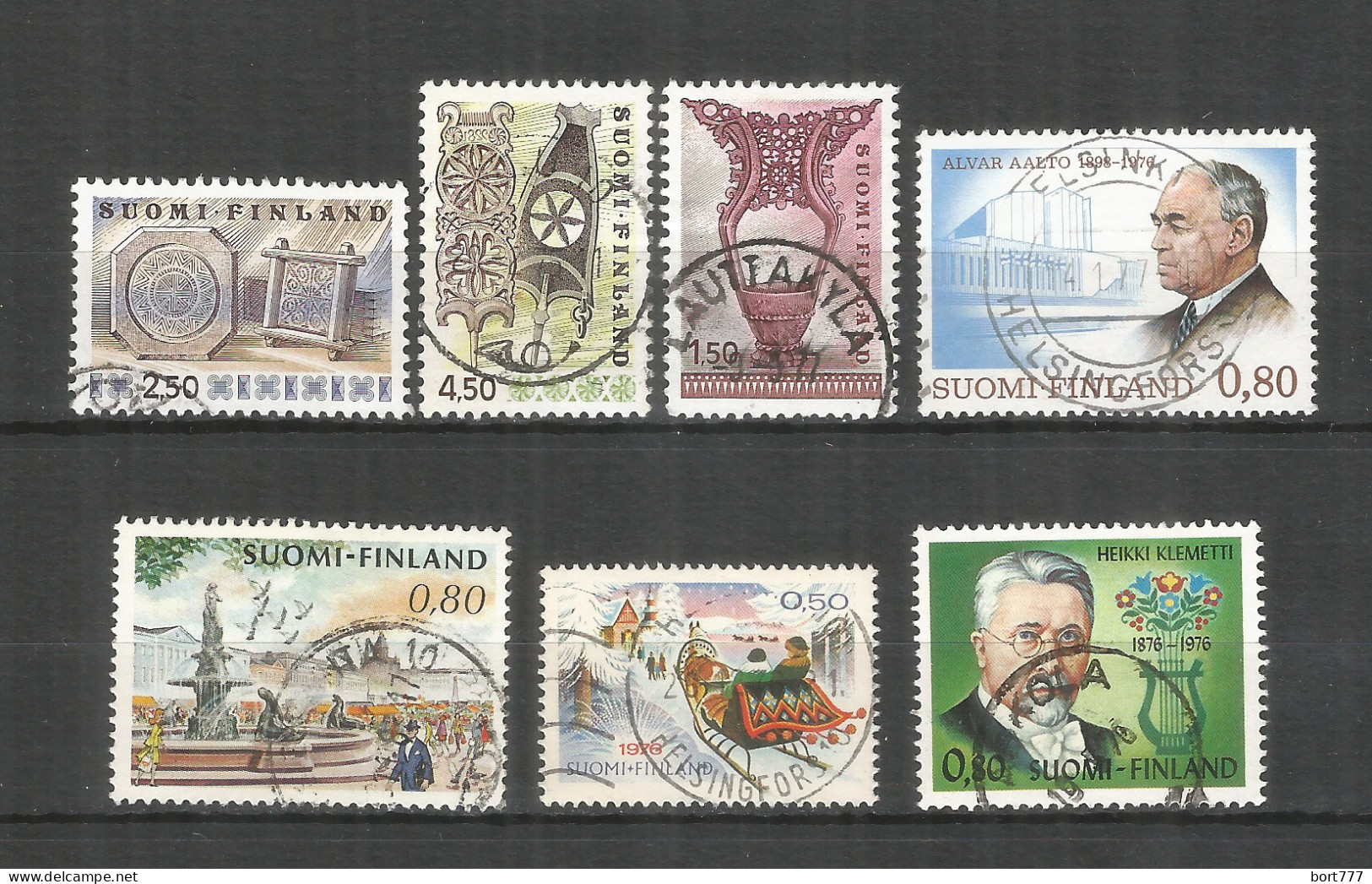 Finland 1976 Used Stamps 7v  - Used Stamps