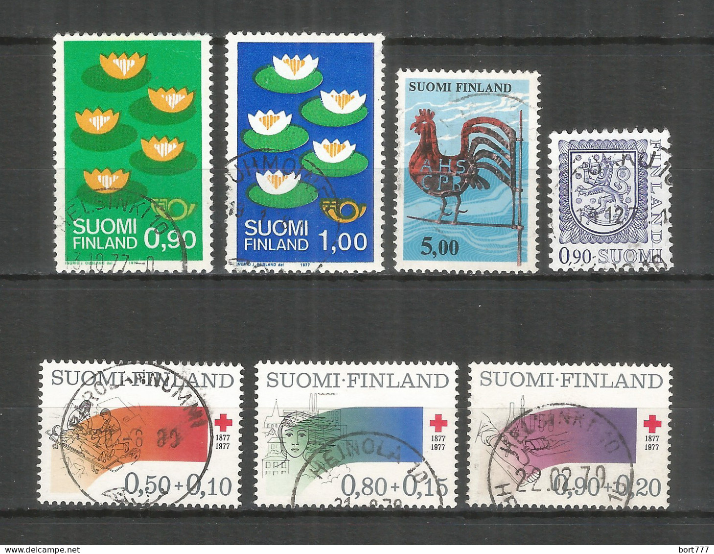 Finland 1977 Used Stamps 7v - Gebruikt