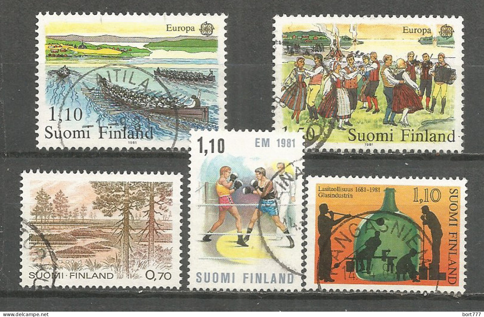 Finland 1981 Used Stamps 5v - Oblitérés