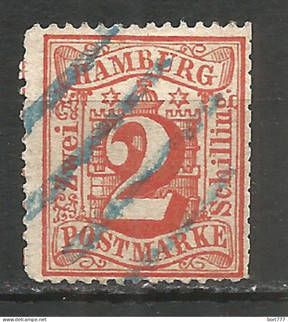 Germany HAMBURG 1864 Year , Used Stamp  Michel # 13 - Hamburg