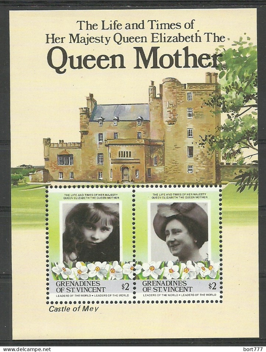 Grenadines Of  Saint Vincent 1985 Mint Block MNH (**) Queen Elizabeth  - St.Vincent Y Las Granadinas