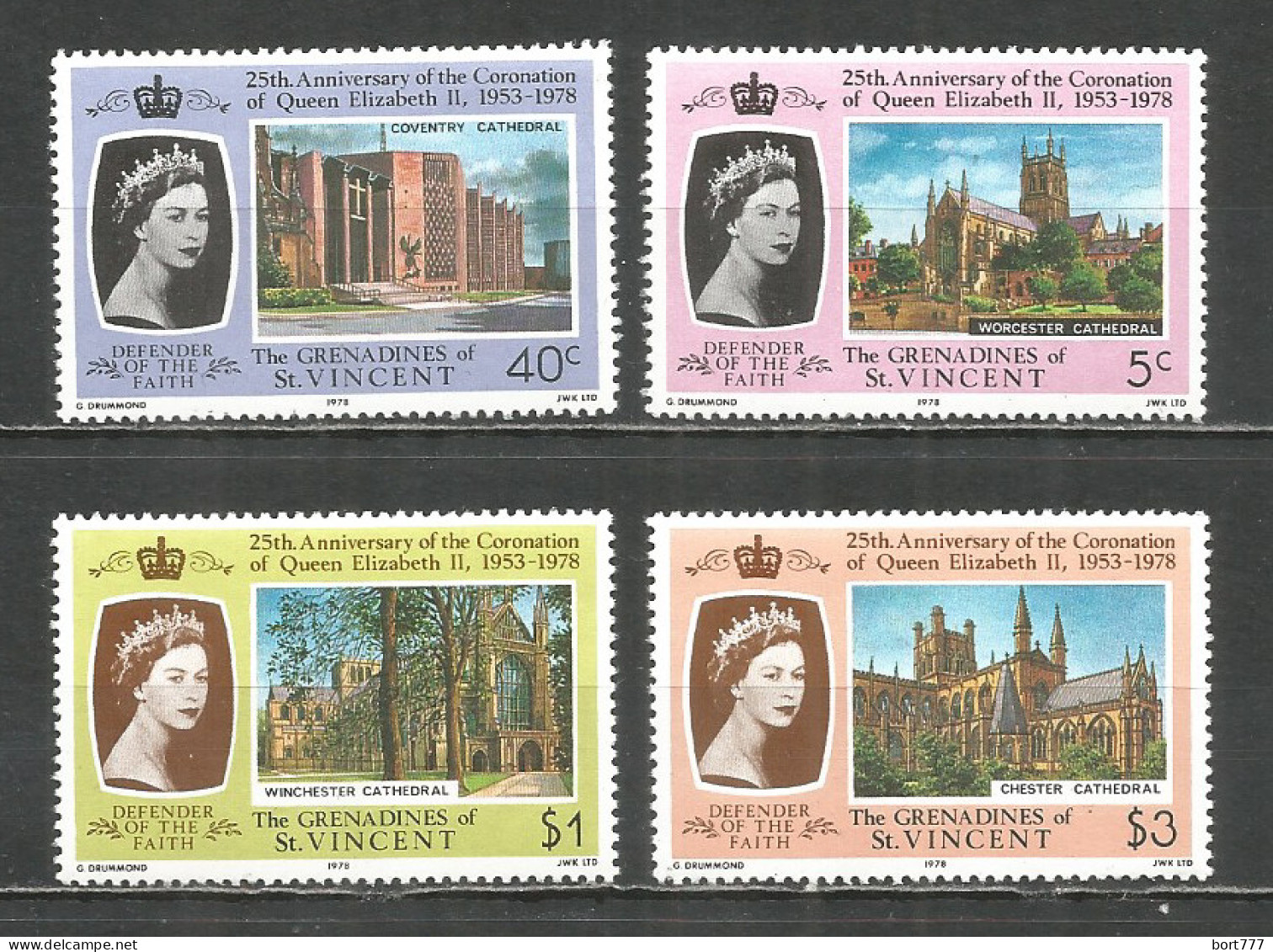 Grenadines Of Saint Vincent 1978 Mint Stamps MNH (**) Set  - St.Vincent & Grenadines