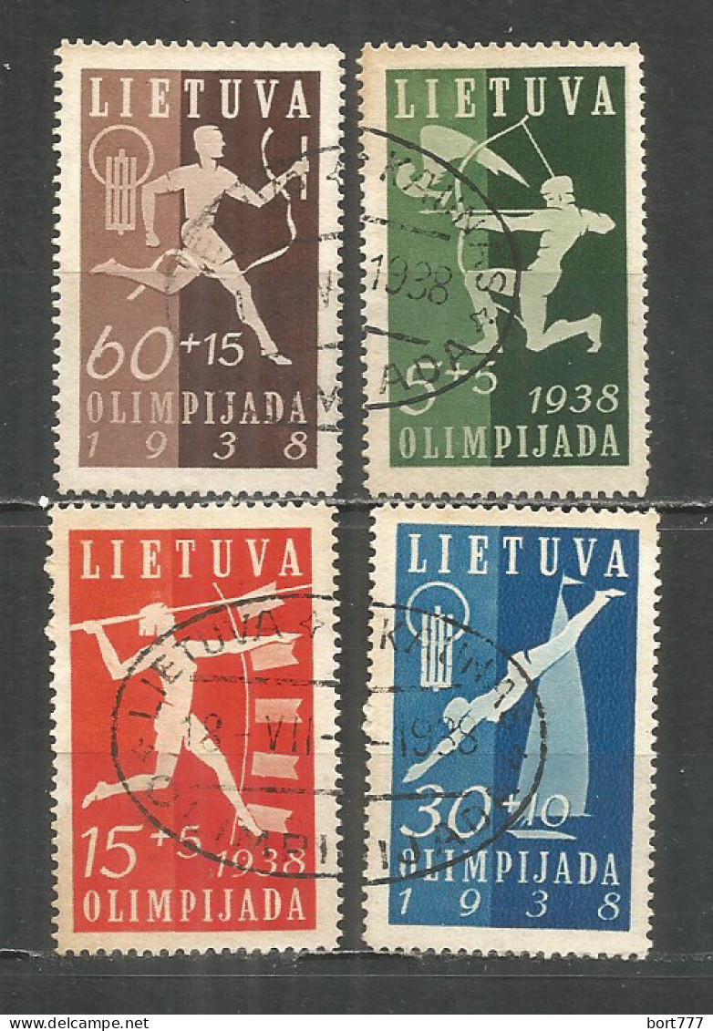 Lithuania 1938 Used Stamps  Set - Lituania