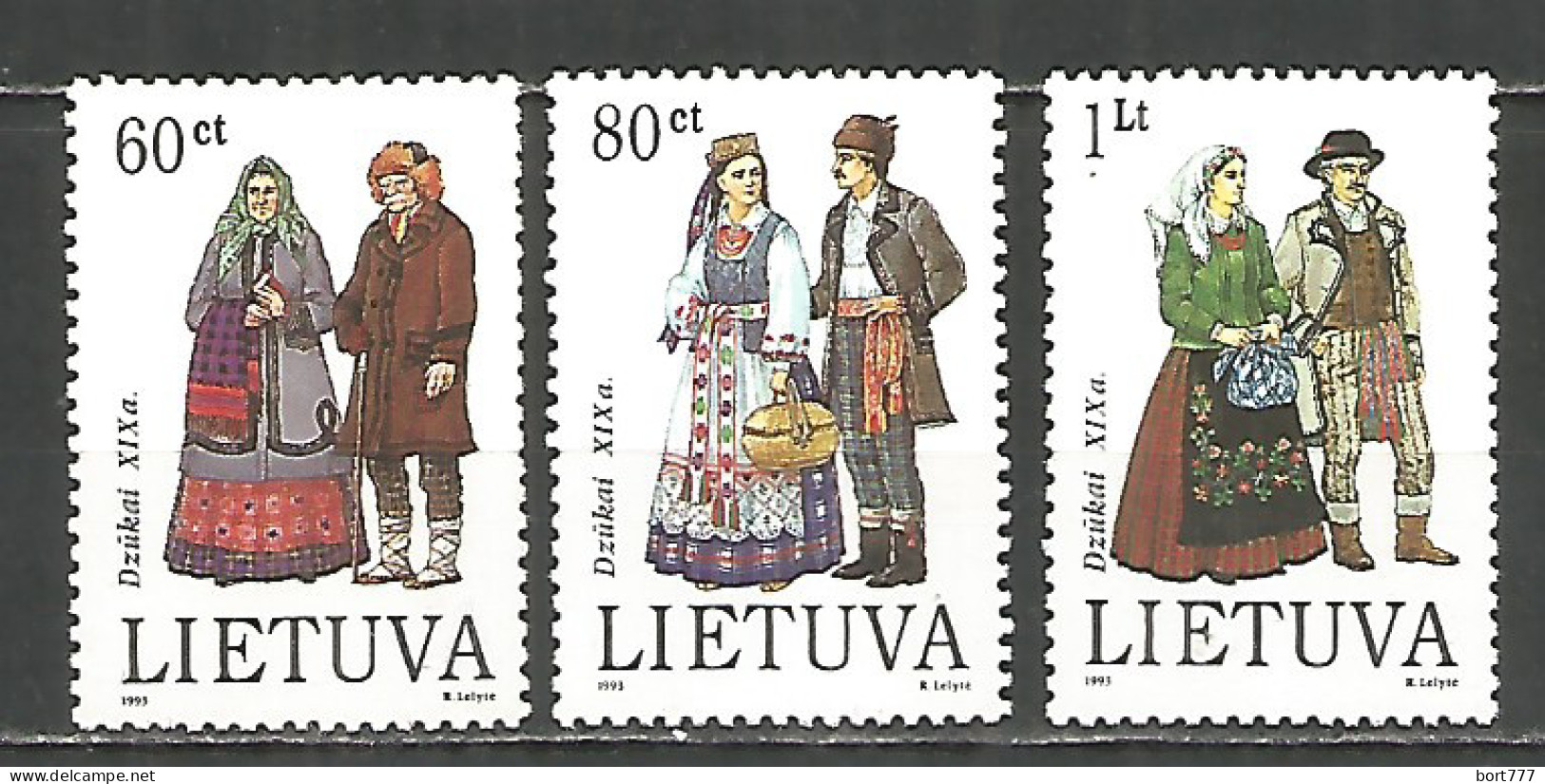 Lithuania 1993 Mint Stamps MNH (**)  National Costumes - Litauen