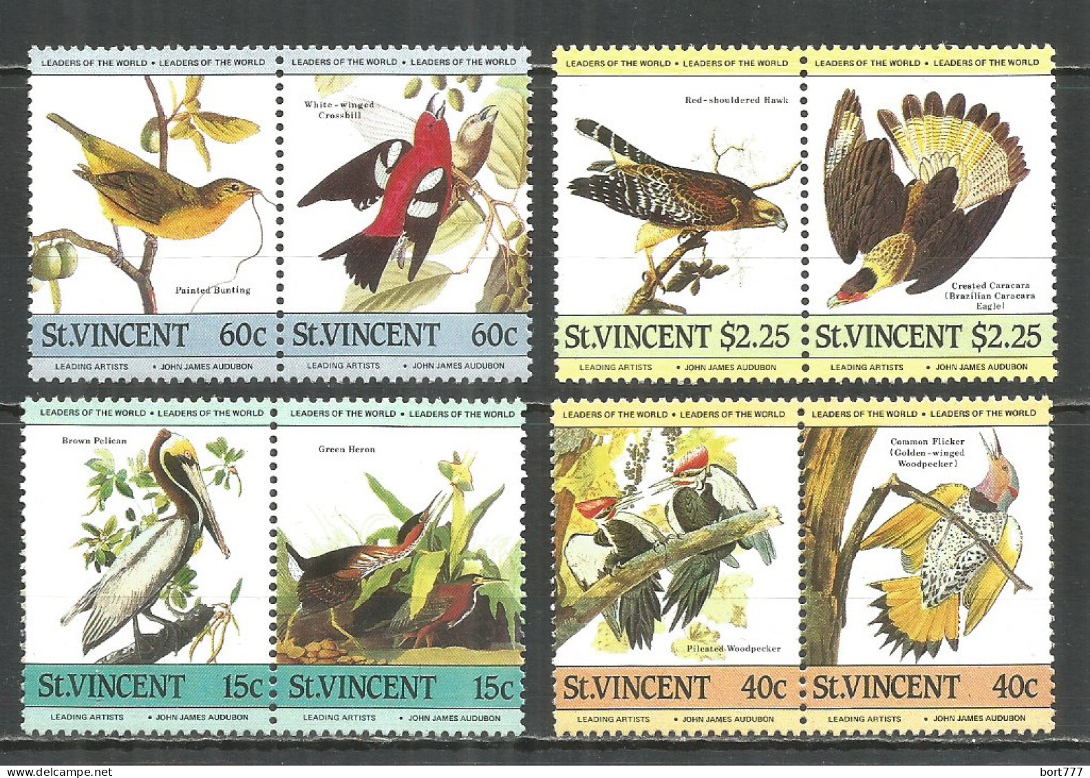 Saint Vincent 1985 Mint Stamps MNH (**) Set Birds - St.Vincent (1979-...)