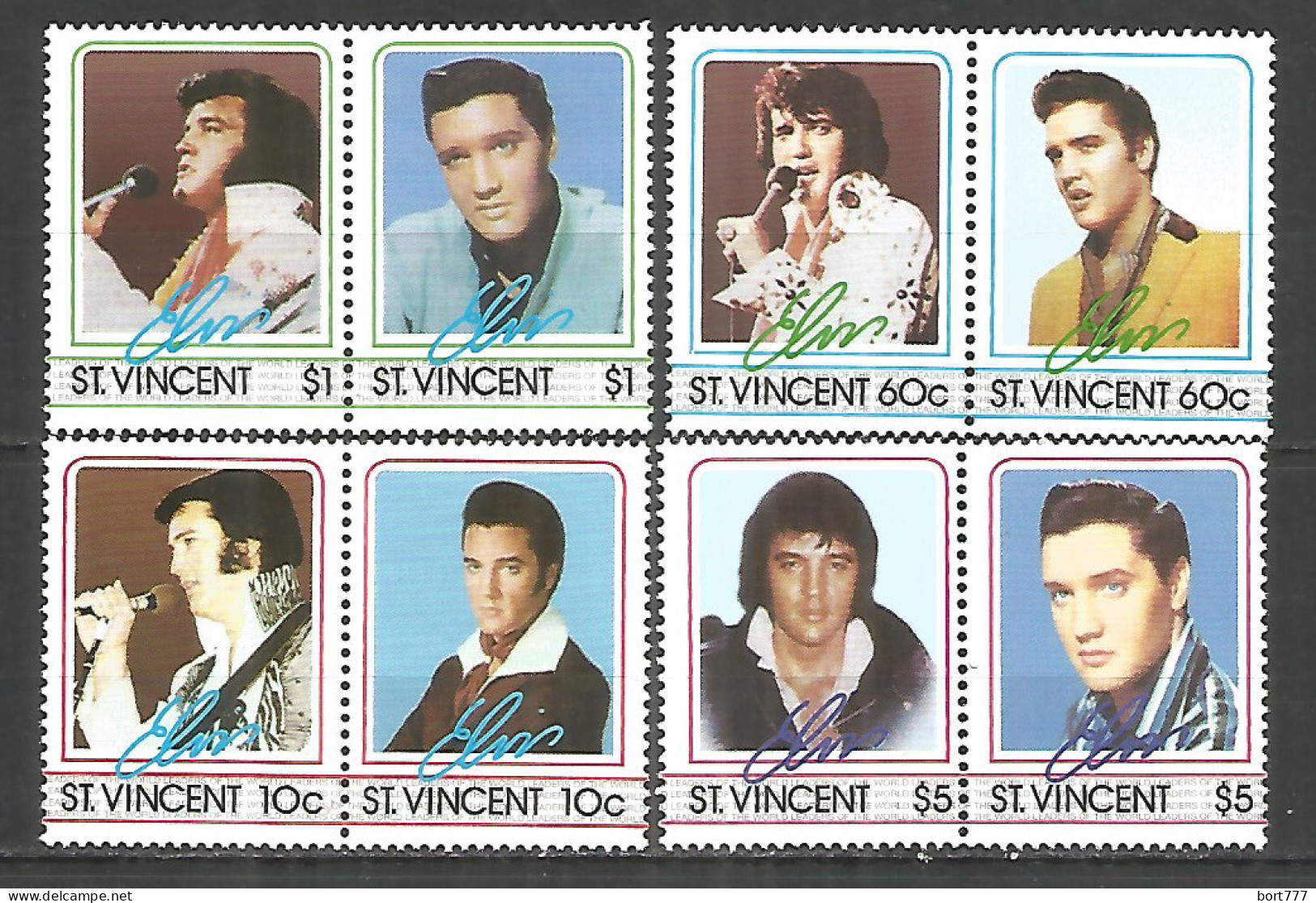 Saint Vincent 1985 Mint Stamps MNH(**) Elvis Presley  - St.Vincent (1979-...)