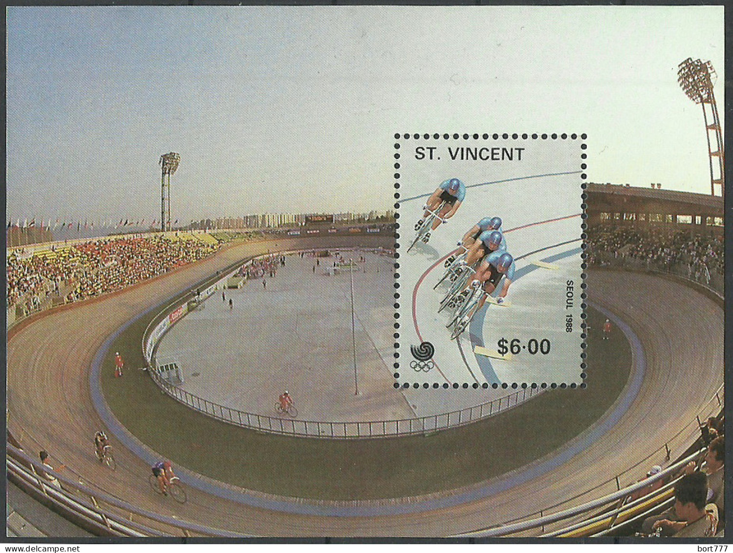 Saint Vincent 1988 Mint Block MNH(**) Sport Olympics - St.Vincent (1979-...)