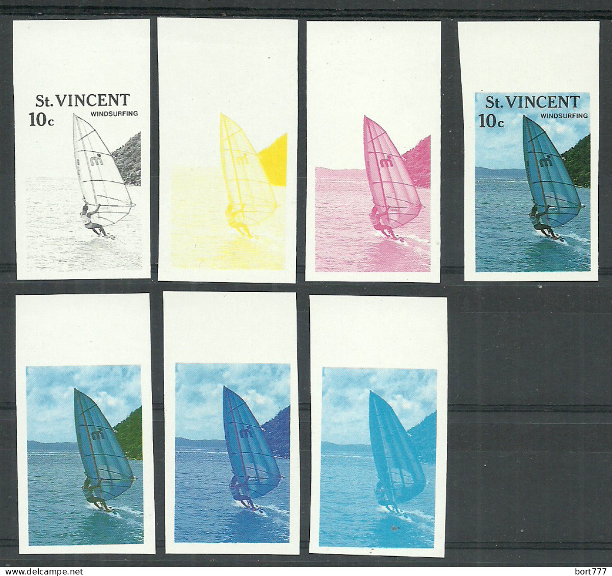 Saint Vincent 1988 Mint Stamps MNH(**) Proof. Color - St.Vincent (1979-...)