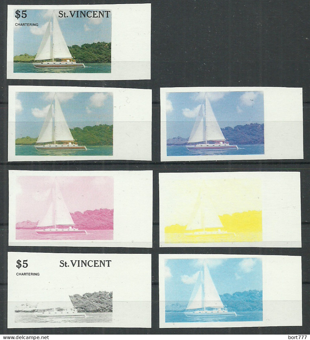 Saint Vincent 1988 Mint Stamps MNH(**) Proof. Color - St.Vincent (1979-...)