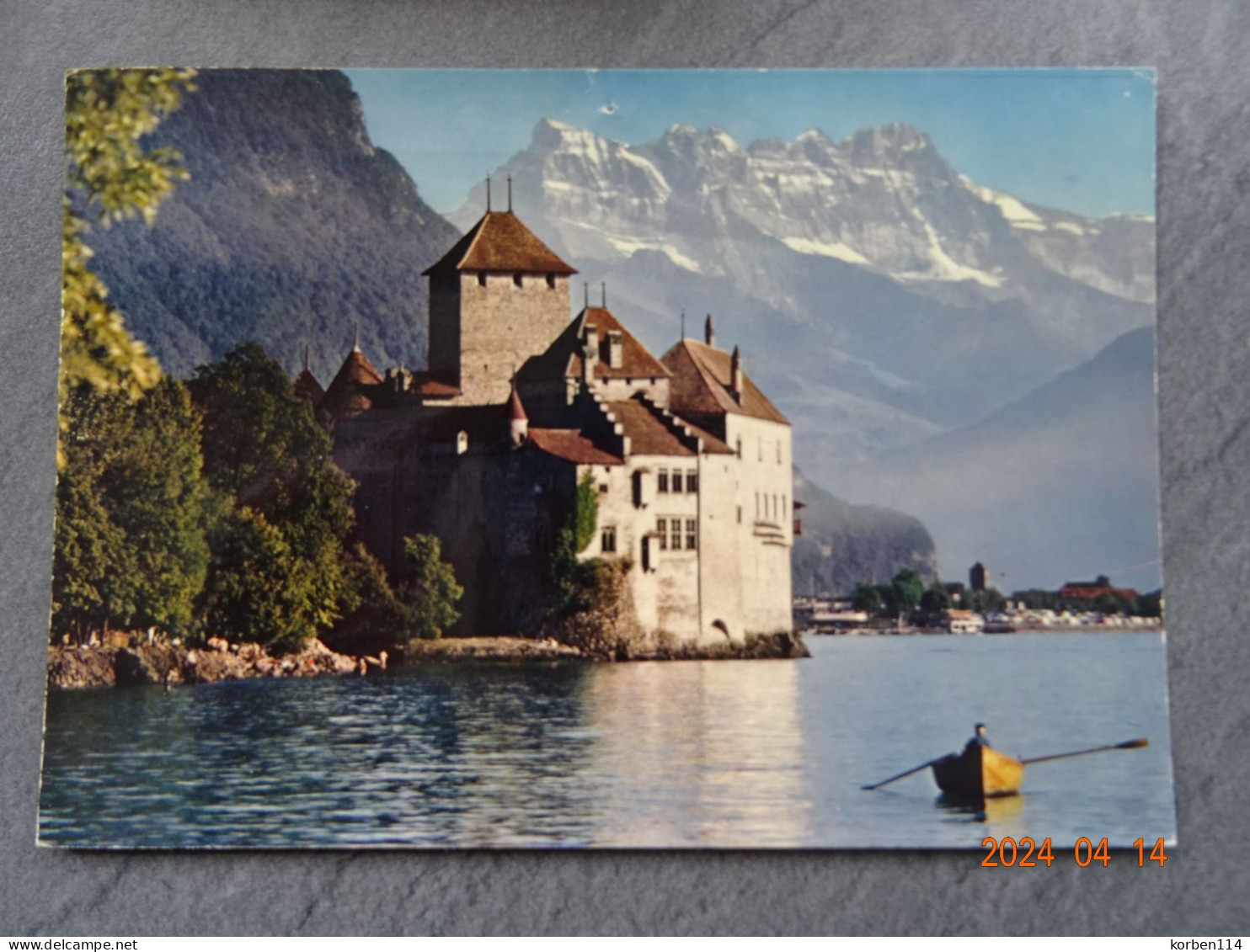 LAC LEMAN  CHATEAU DE CHILLON ET DENTS DU MIDI - Veytaux