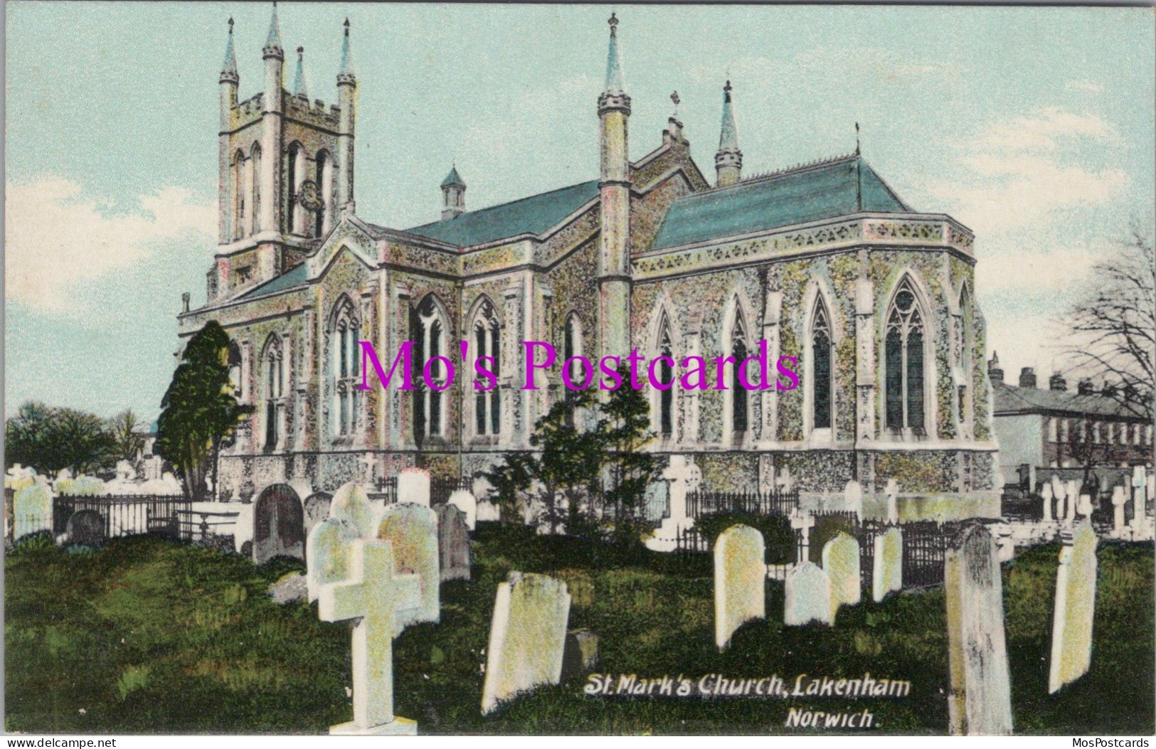 Norfolk Postcard - St Mark's Church, Lakenham, Norwich  DZ141 - Norwich