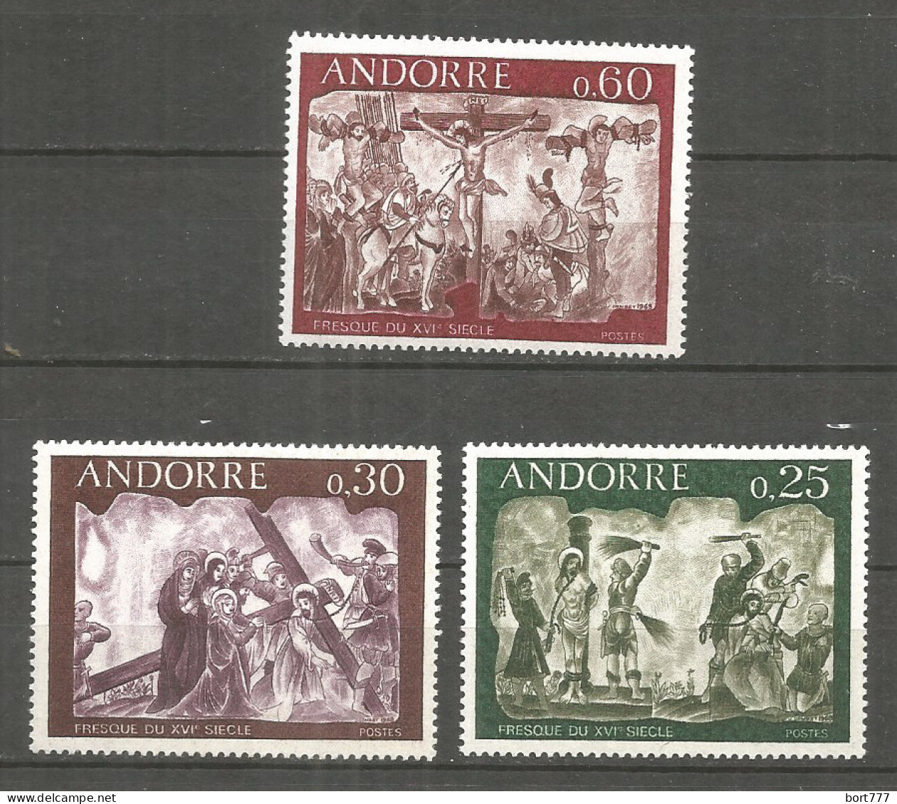 French Andorra 1968 , Mint Stamps MNH (**) Set - Ongebruikt