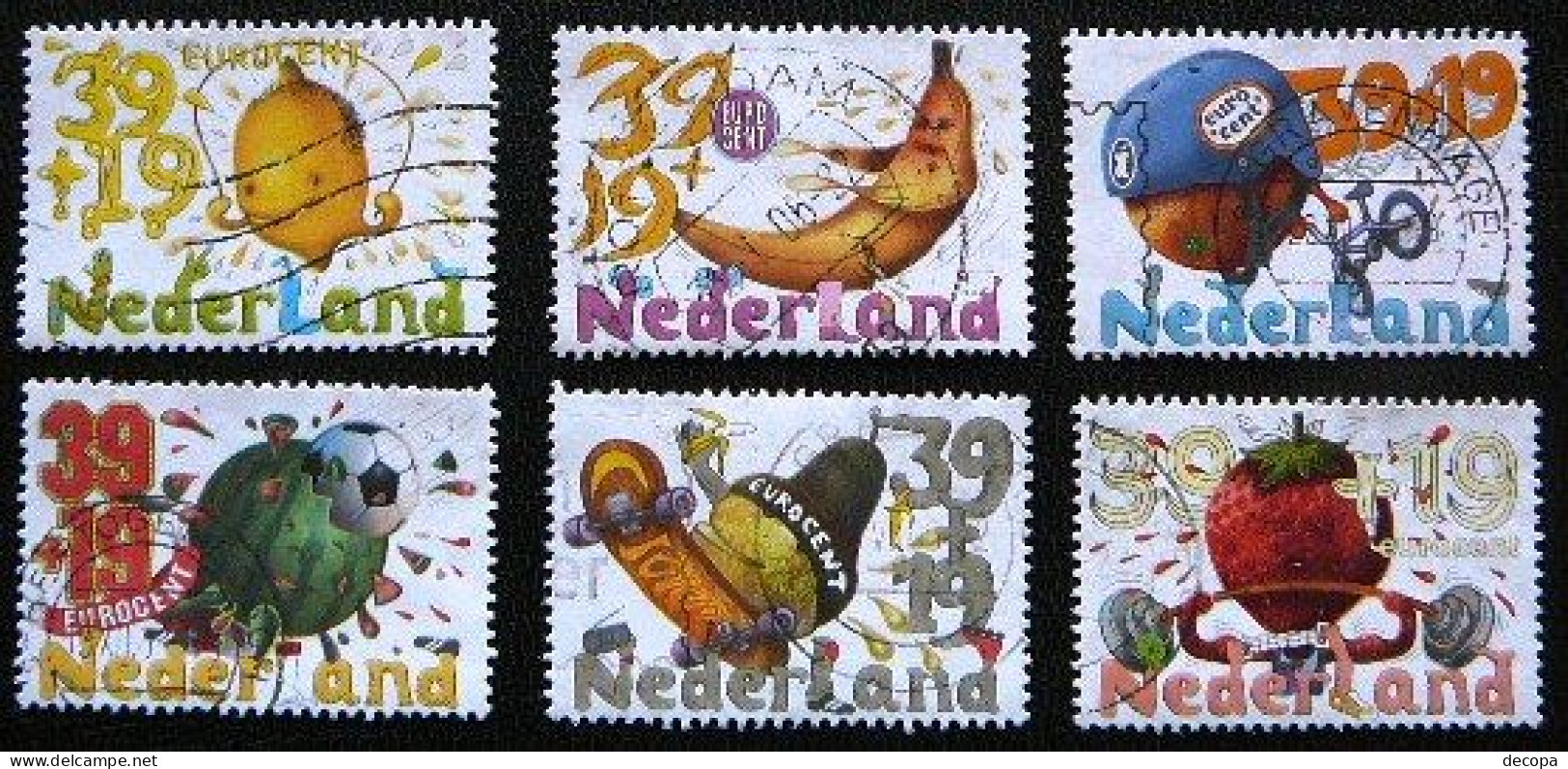 (dcth-319)   The Netherlands - Pays-Bas - Nederland    Mi Nr.  2248-53 - Usados