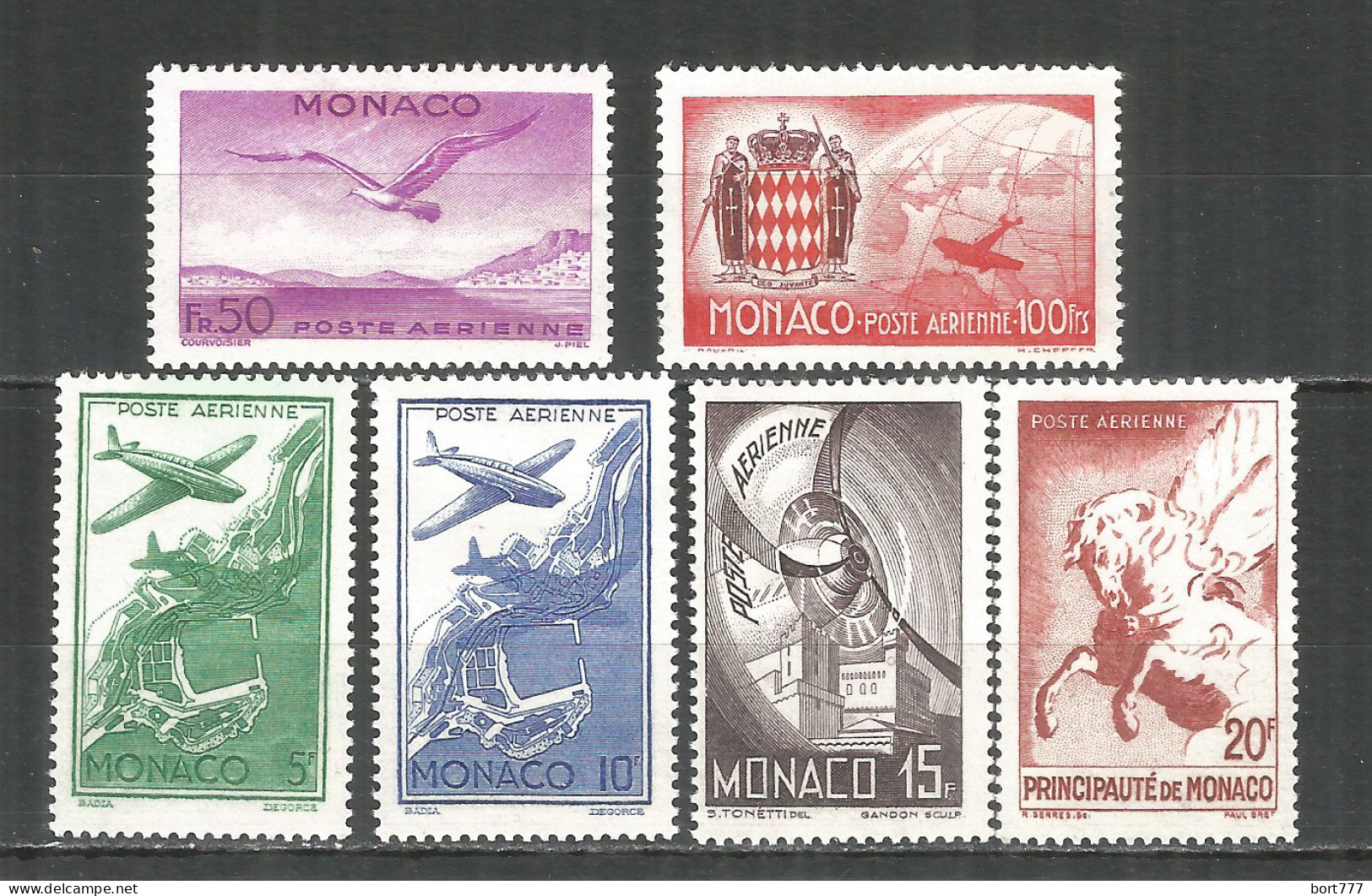 Monaco 1942 Year , Mint MLH (*)   - Unused Stamps