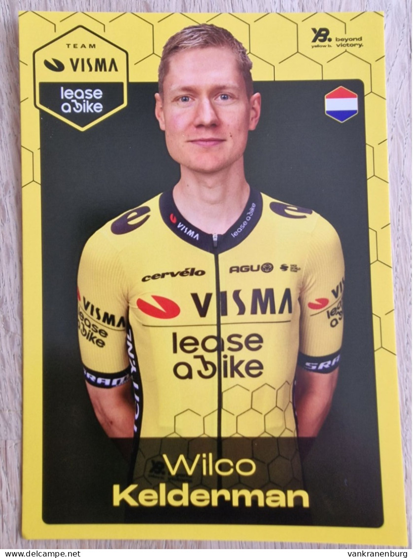 Card Wilco Kelderman - Team Visma-Lease A Bike - 2024 - Cycling - Cyclisme - Ciclismo - Wielrennen - Wielrennen