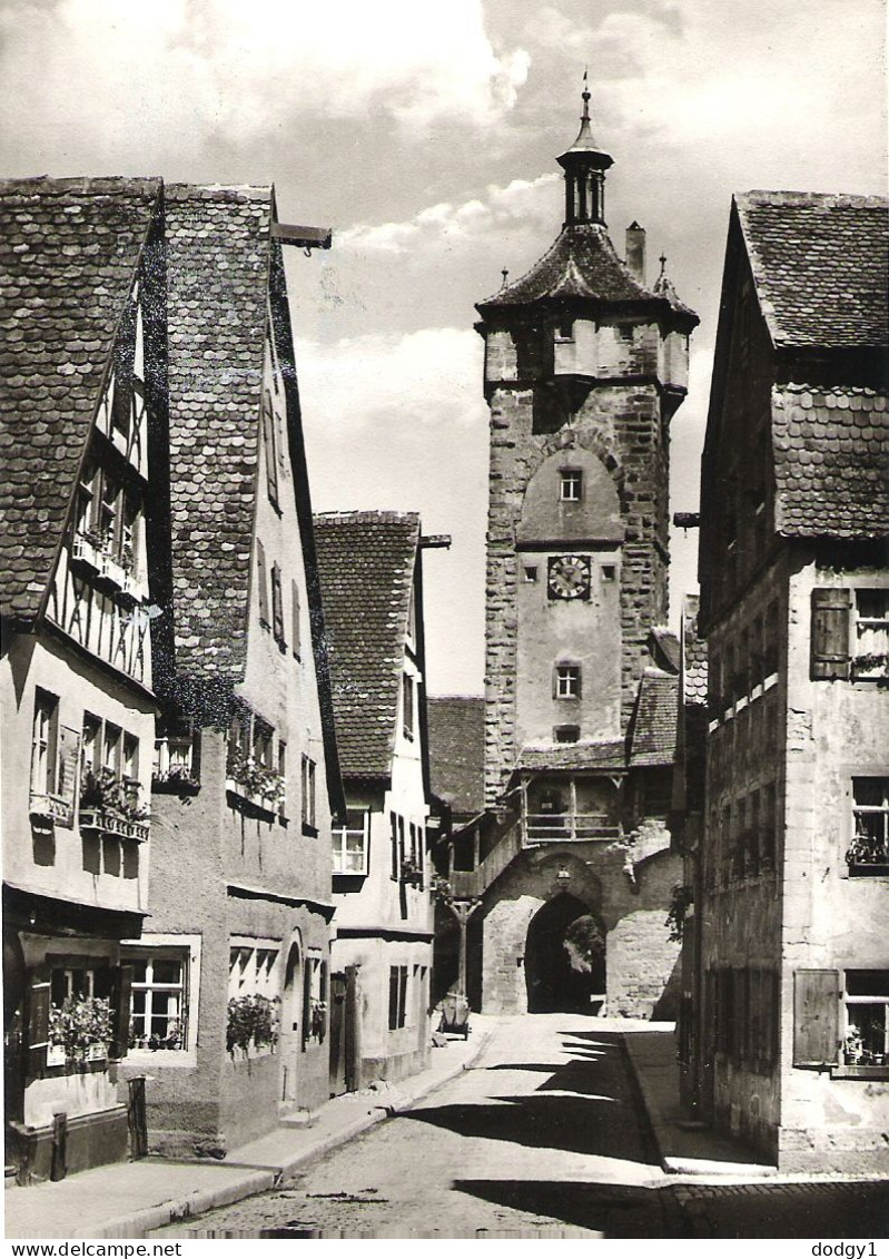 ROTHENBURG OB DER TAUBER, BAVERIA, GERMANY. UNUSED POSTCARD Mm4 - Rothenburg O. D. Tauber