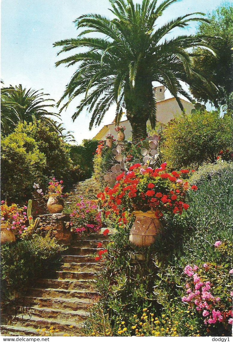 FLORAL GARDENS, COTE D'AZUR, FRANCE. USED POSTCARD Mm4 - Autres & Non Classés