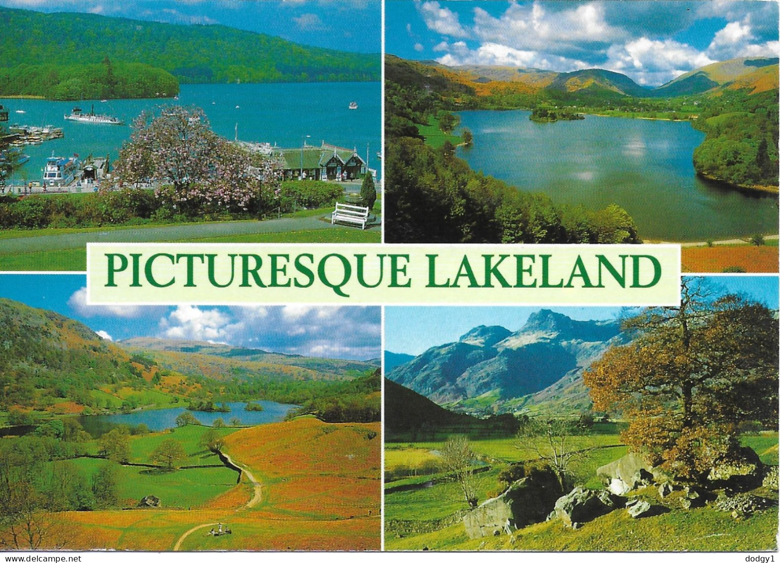 PICTURESQUE LAKELAND, CUMBRIA, ENGLAND. USED POSTCARD   Mm4 - Autres & Non Classés