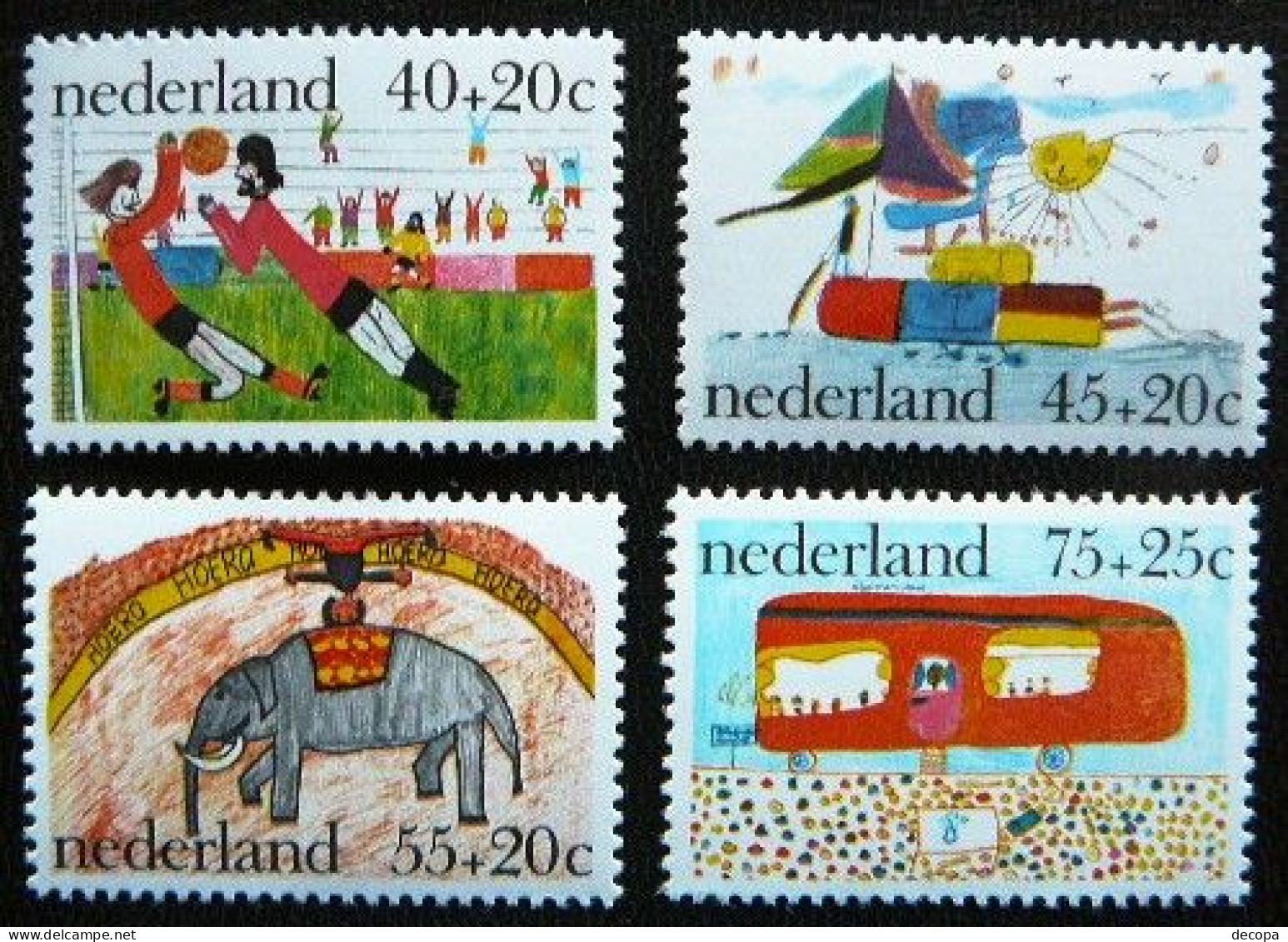 (dcth-326)   The Netherlands  -  Pays-Bas  -  Nederland    Mi Nr.  1088-91   MNH - Autres & Non Classés