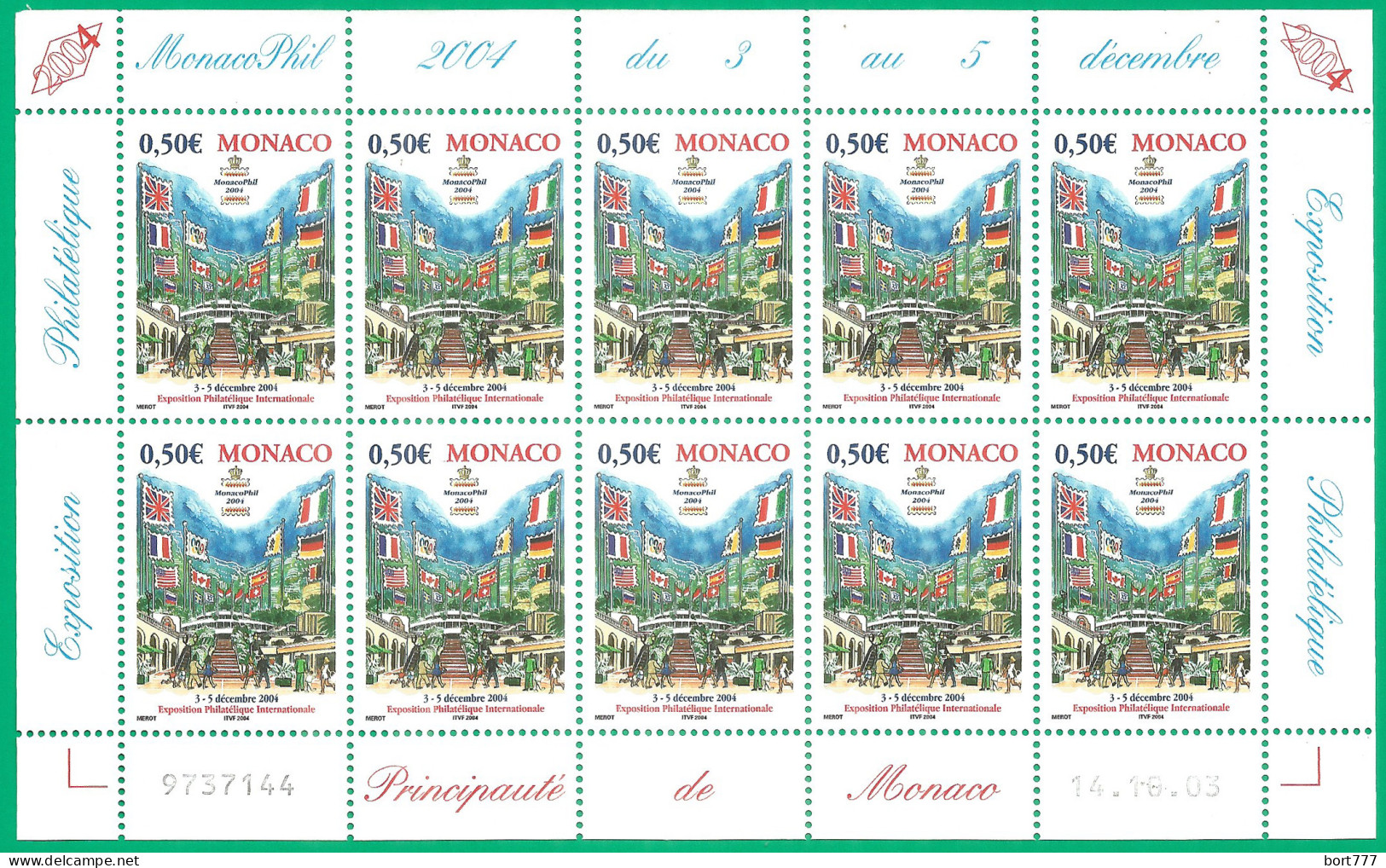 Monaco 2003 Year., S/S Block Mint MNH (**)  - Blokken