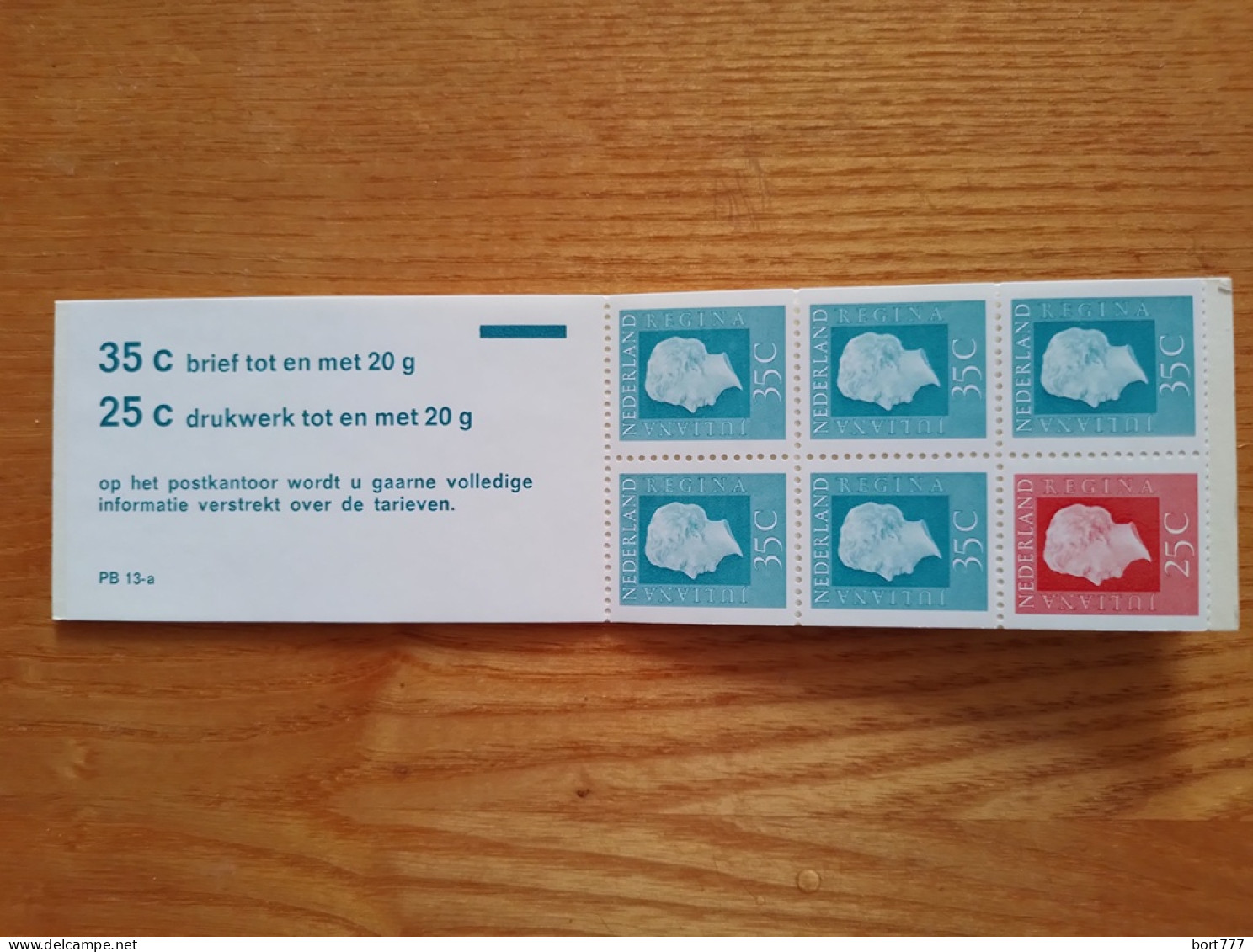 NETHERLANDS 1973 Booklet PB 13a - Mint MNH (**) - Postzegelboekjes En Roltandingzegels