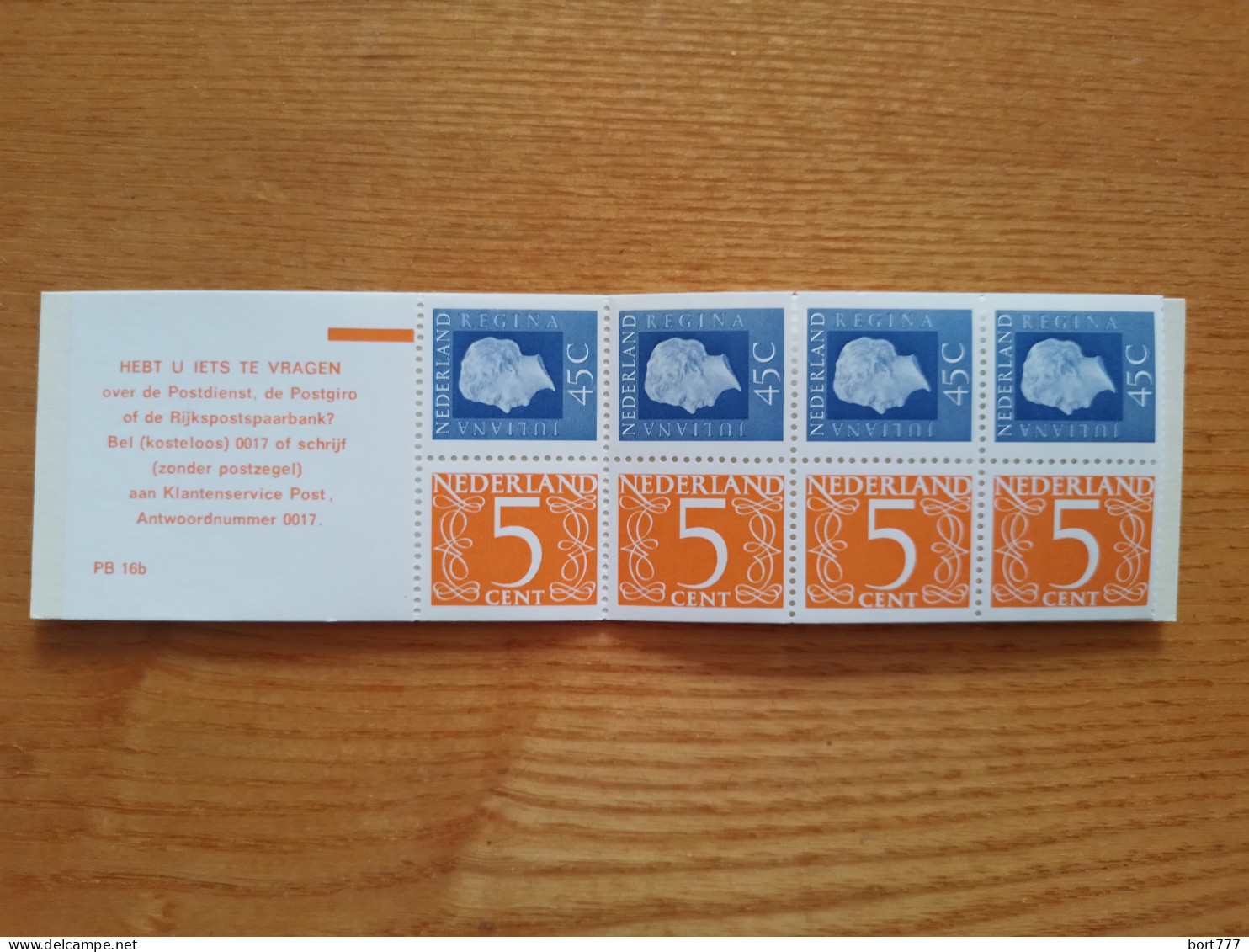 NETHERLANDS 1974 Booklet PB 16b - Mint MNH (**) - Markenheftchen Und Rollen