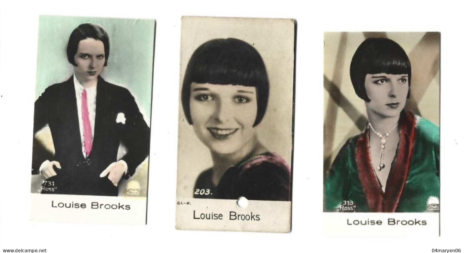 ***   3 X  LOUISE  BROOKS   ***   -  VARIA / DIVERS  -  Zie / Voir / See / Scan's - Photos