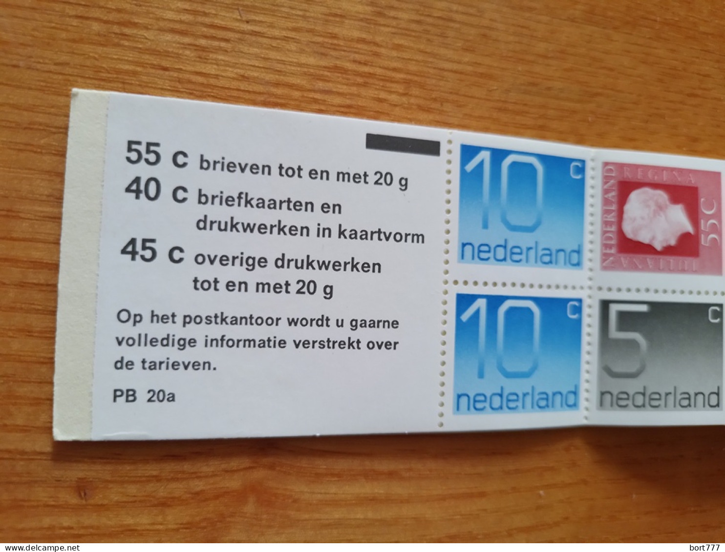 NETHERLANDS 1976 Booklet PB 20a - Mint MNH (**) - Cuadernillos