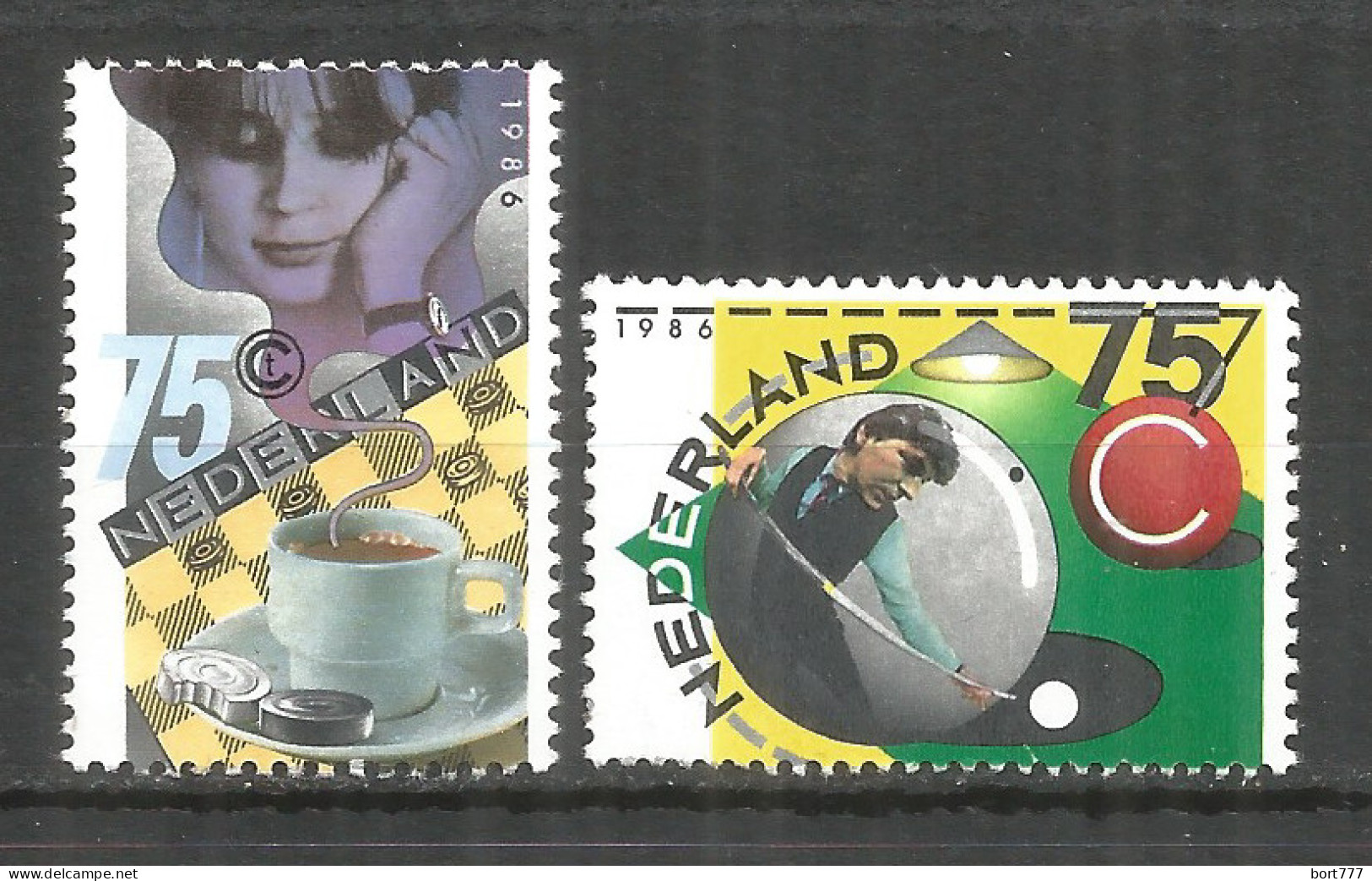 NETHERLANDS 1986 Year , Mint Stamps MNH (**) Sport - Ongebruikt