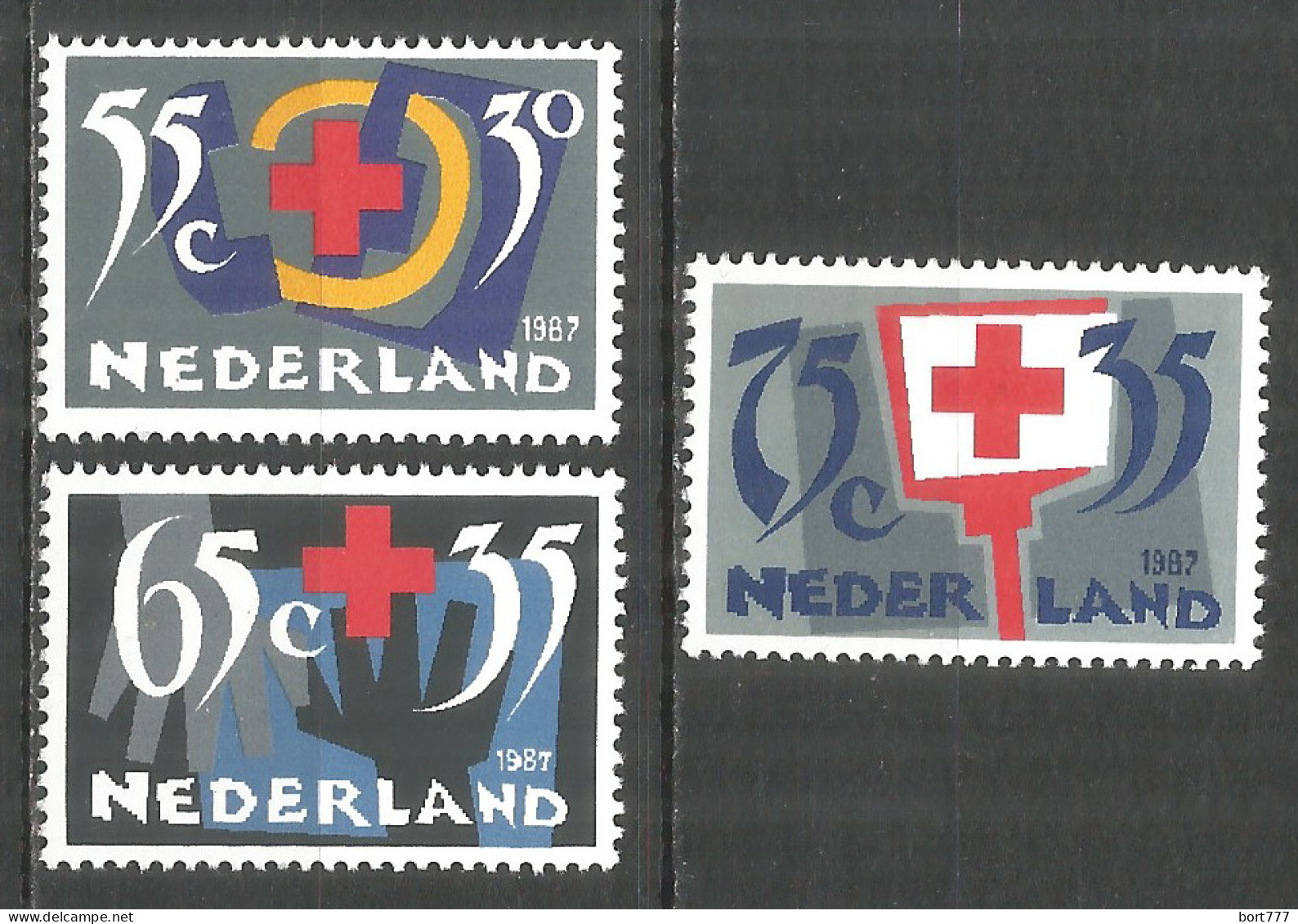 NETHERLANDS 1987 Year , Mint Stamps MNH (**) Red Cross - Ungebraucht