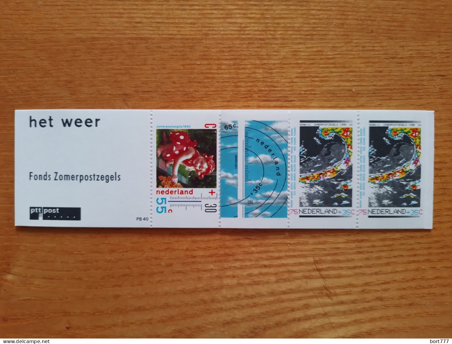 NETHERLANDS 1990 Booklet PB 40 - Mint MNH (**) - Cuadernillos