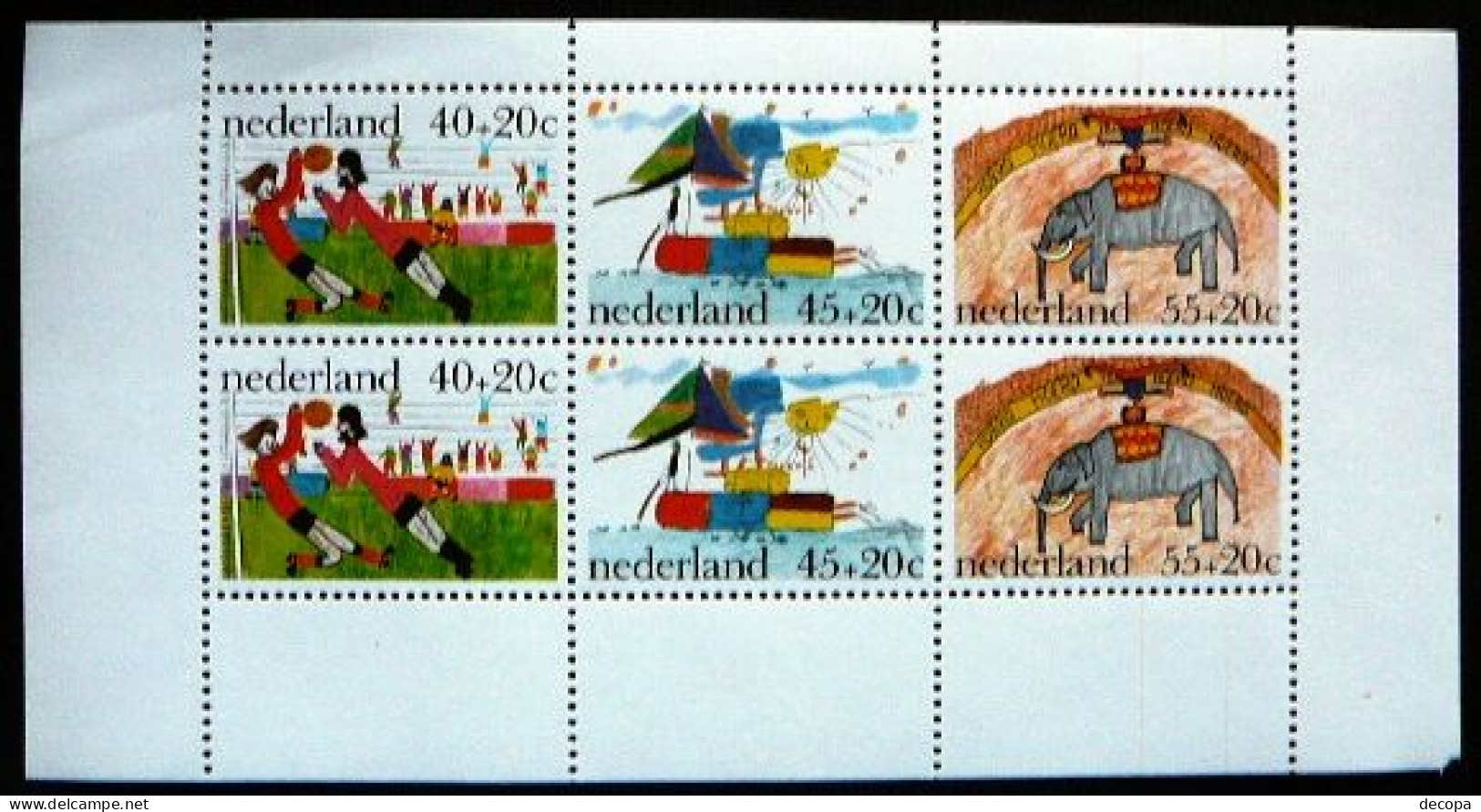 (dcth-327)   The Netherlands  -  Pays-Bas  -  Nederland    Mi Nr.  1088-91 In Bloc  MNH - Autres & Non Classés