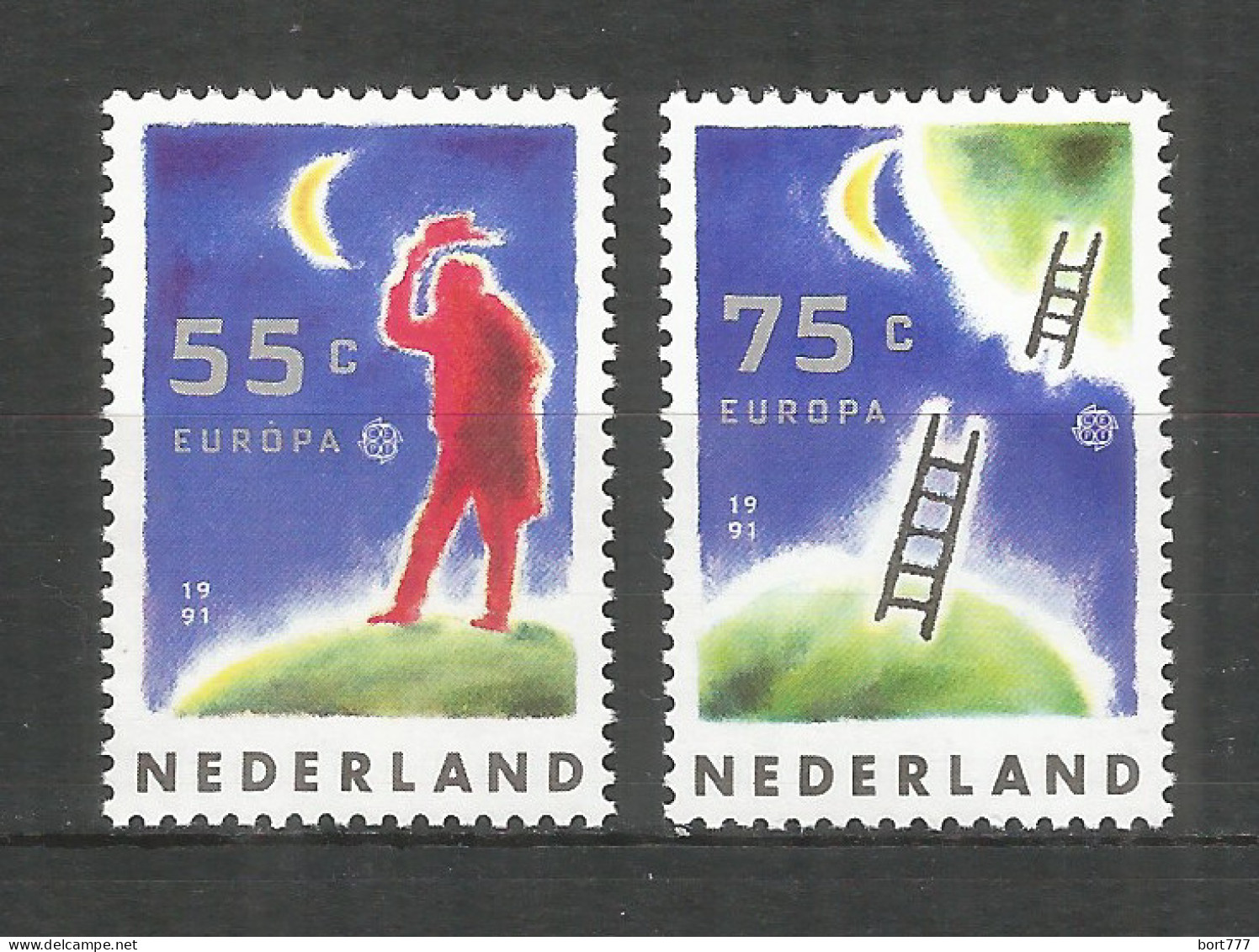 NETHERLANDS 1991 Year , Mint Stamps MNH (**) Europa Cept - Unused Stamps