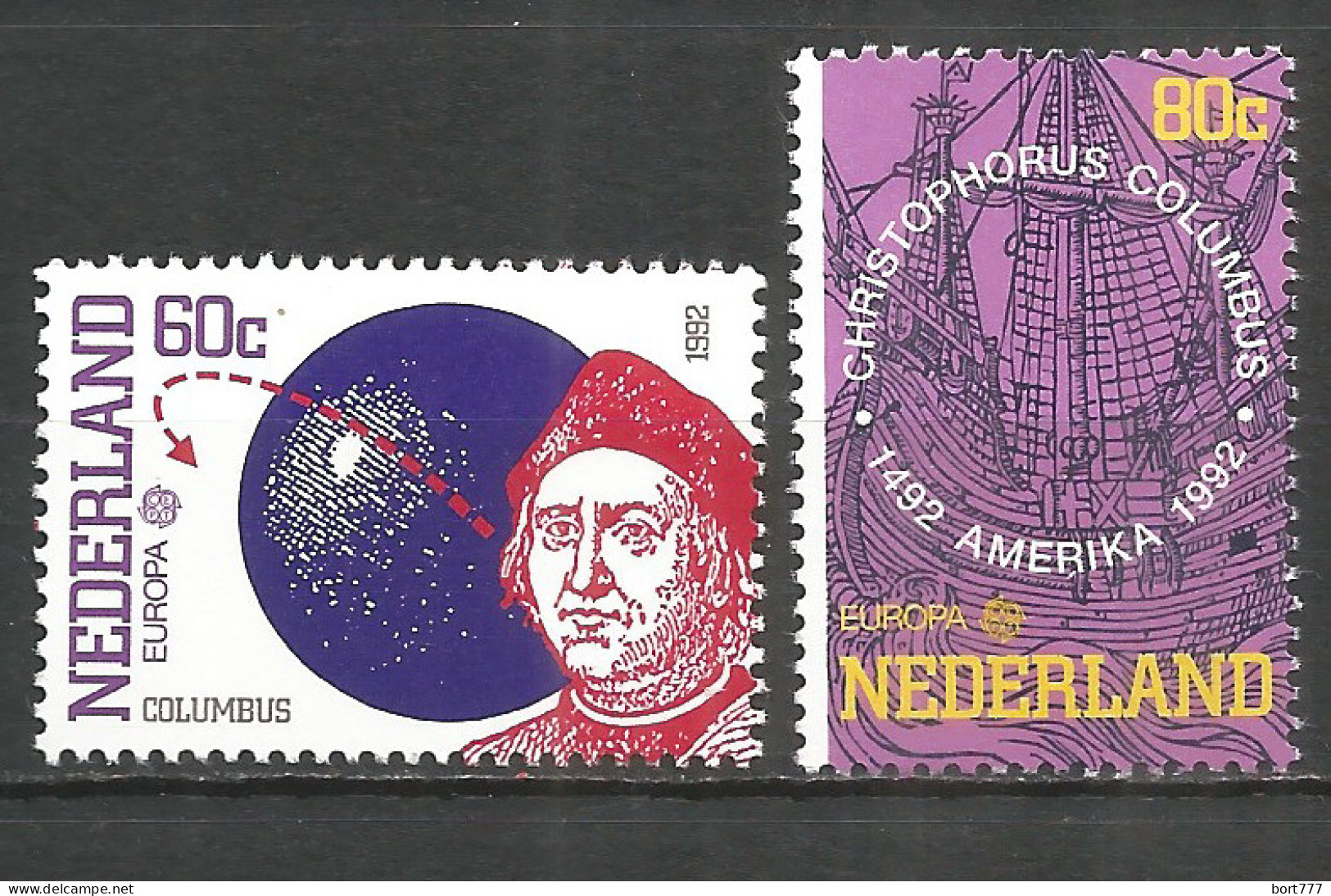 NETHERLANDS 1992 Year , Mint Stamps MNH (**) Europa Cept - Ungebraucht