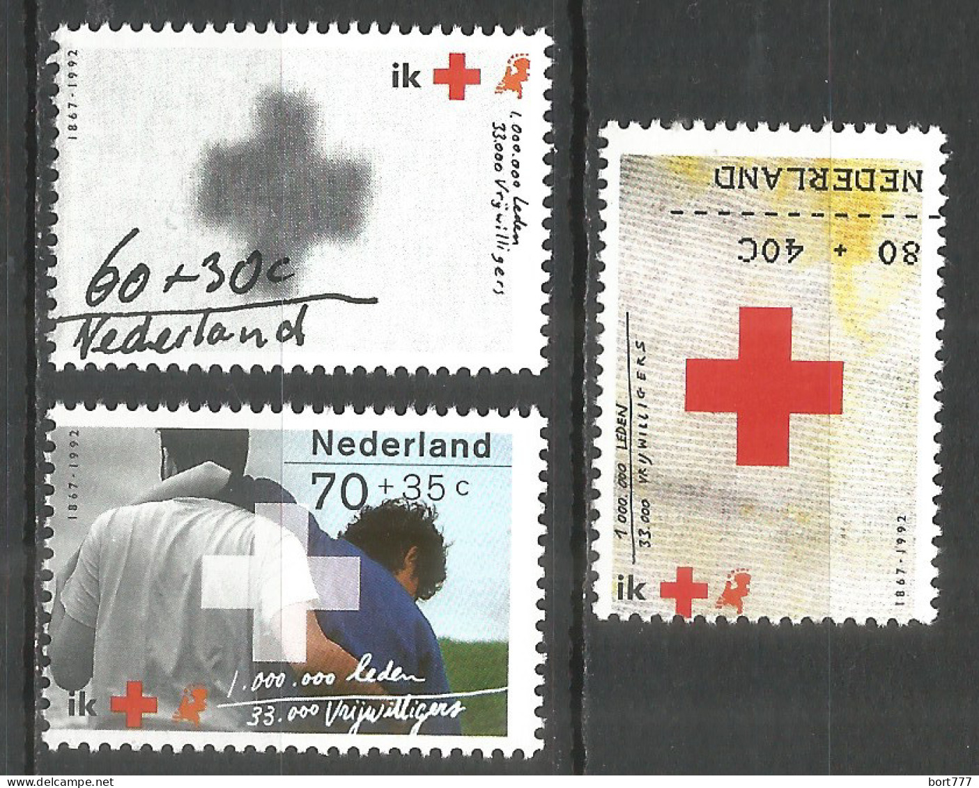 NETHERLANDS 1992 Year , Mint Stamps MNH (**) Red Cross - Neufs