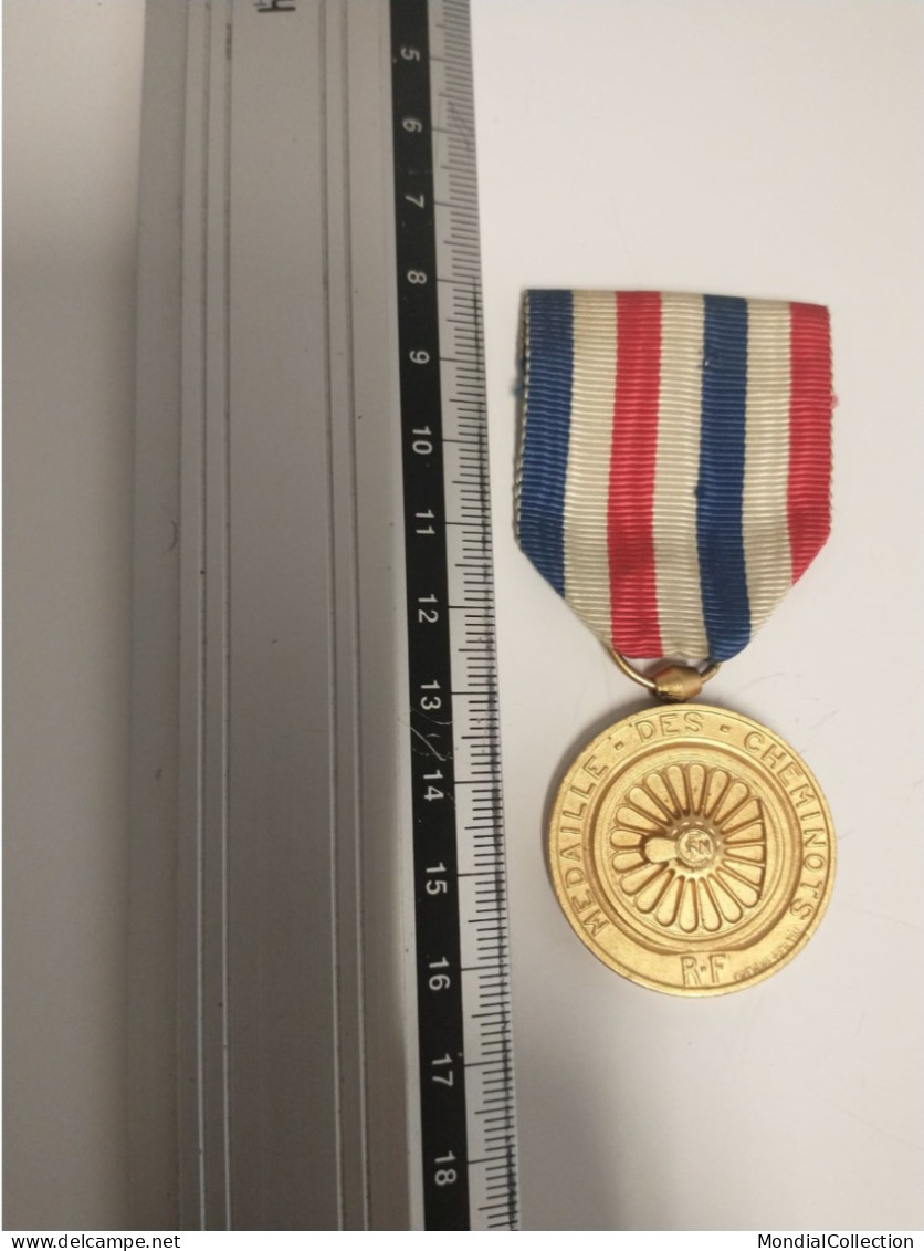 MEDAILLE DES CHEMINOTS BEN SOUSSAN 1953 REPUBLIQUE FRANCAISE - Autres & Non Classés