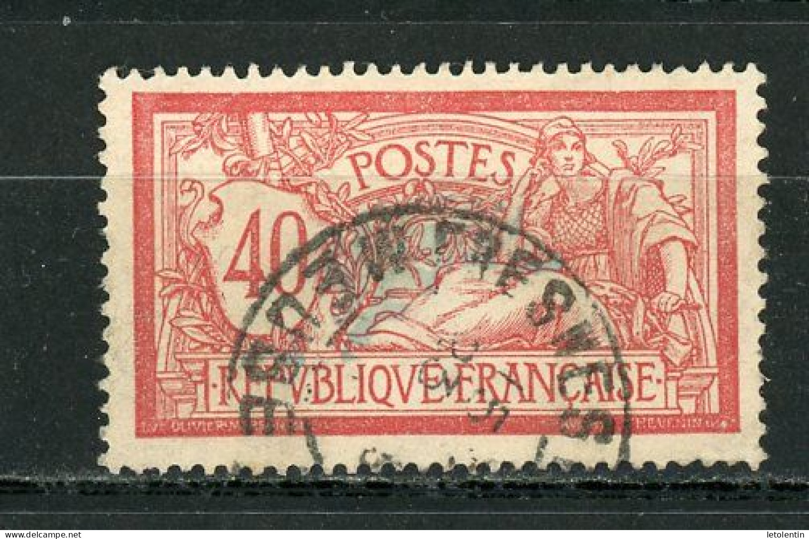 FRANCE - TYPE MERSON - N° Yvert 119 Obli. Ronde De “FRESNES” De - 1900-27 Merson