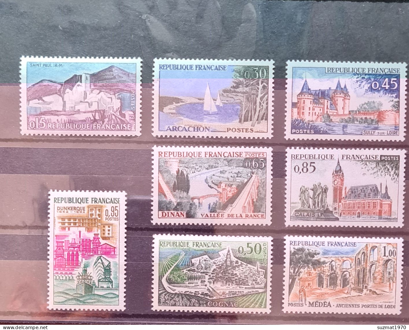 France 1961 " Série Touristique " N°1311-1318 Yvert/Tellier Neuf** MNH - Unused Stamps