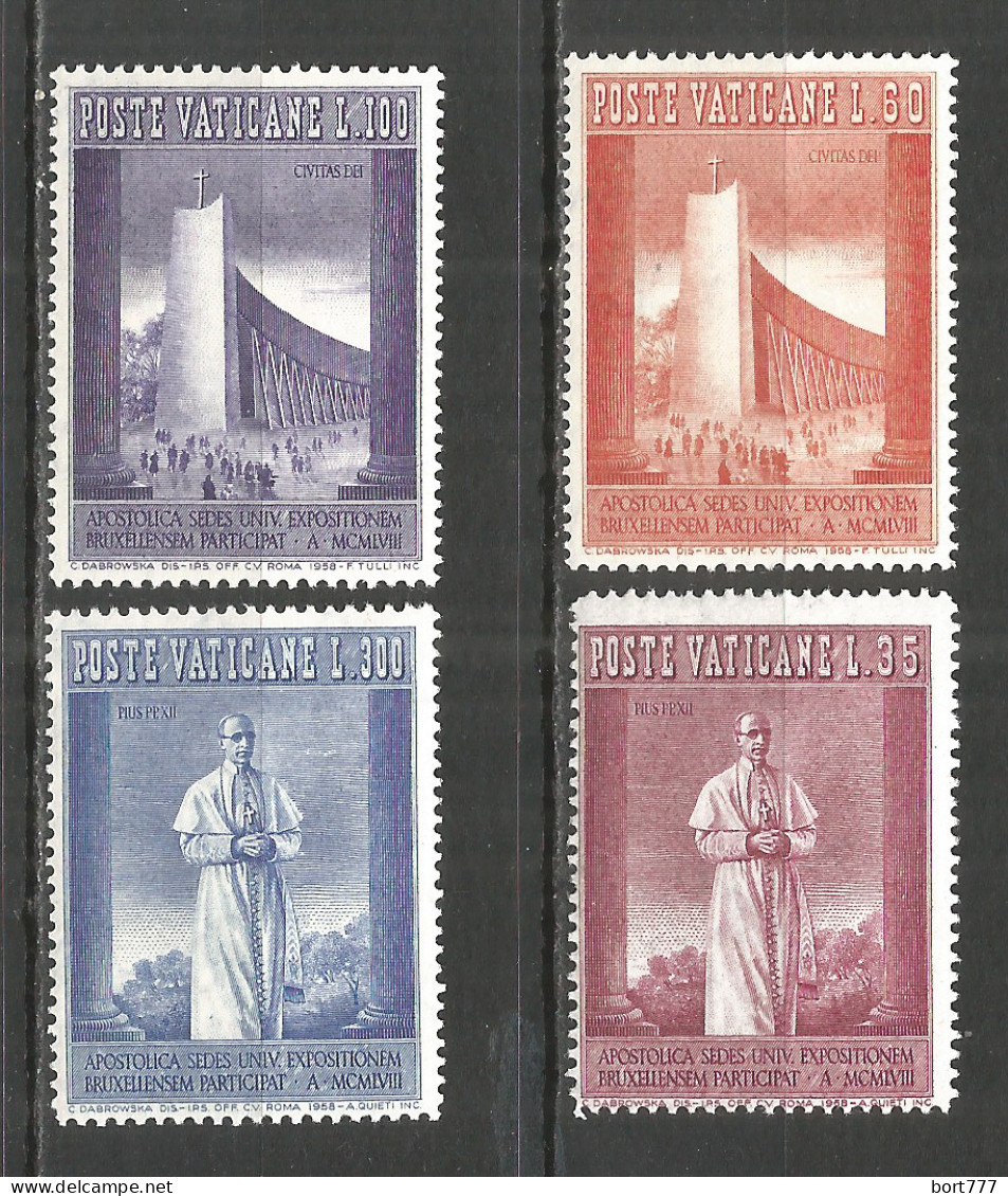 Vatican 1958 , Mint Stamps MNH (**) Set - Neufs