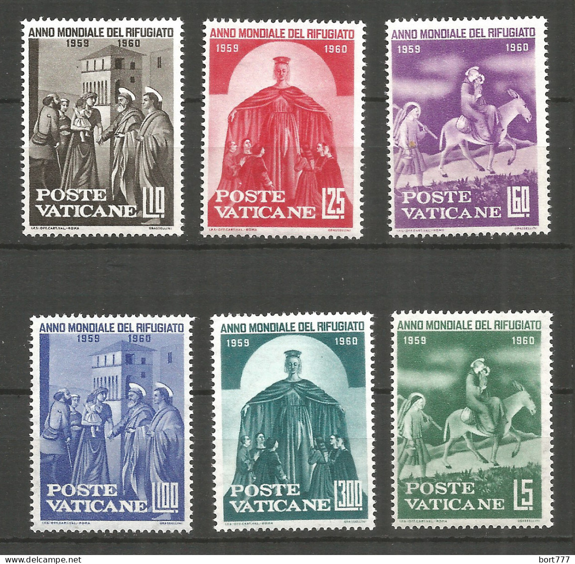 Vatican 1960 , Mint Stamps MNH (**) Set - Unused Stamps
