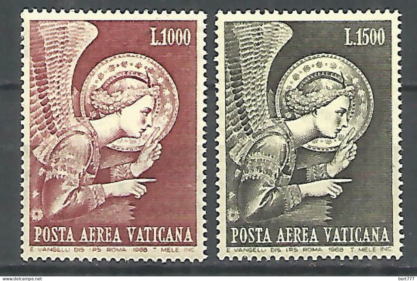 Vatican 1968 , Mint Stamps MNH (**) Set - Unused Stamps