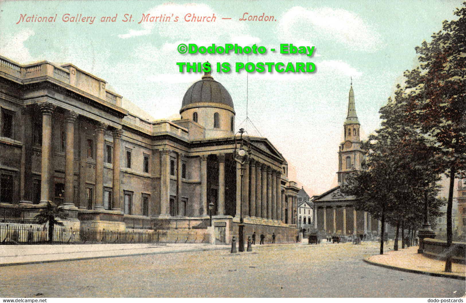 R436599 London. National Gallery And St. Martin Church. Empire Series. No. 814. - Other & Unclassified