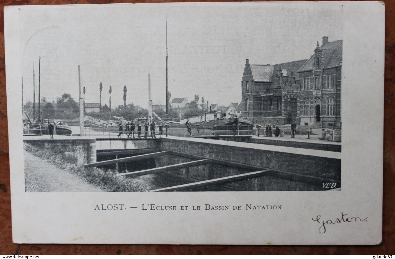 ALOST - L'ECLUSE ET LE BASSIN DE NATATION - Aalst