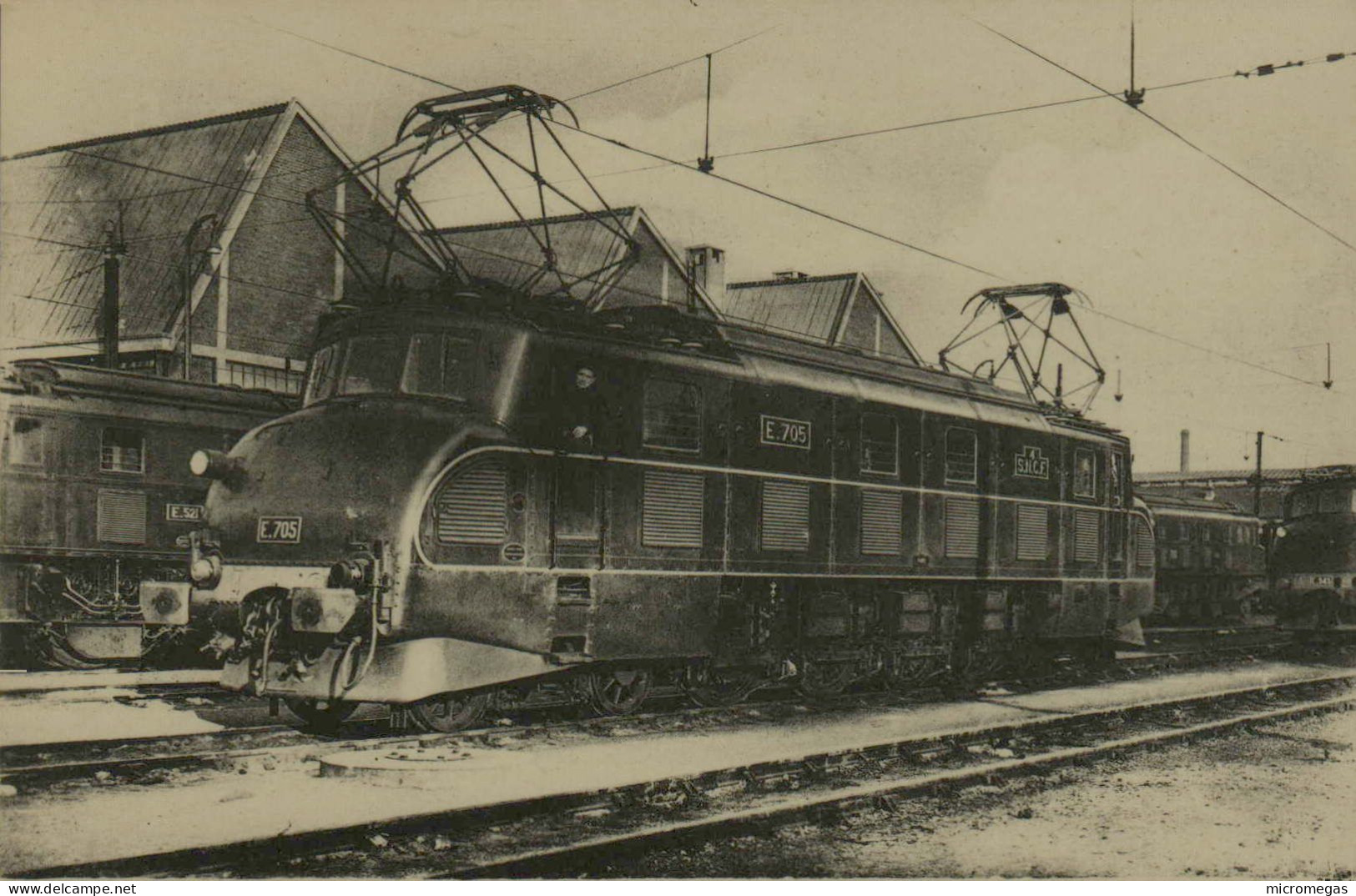 Locomotives Du Sud-Ouest (ex. P.O. Midi) - Machine E-705 - Construite En 1938-40 - Treinen