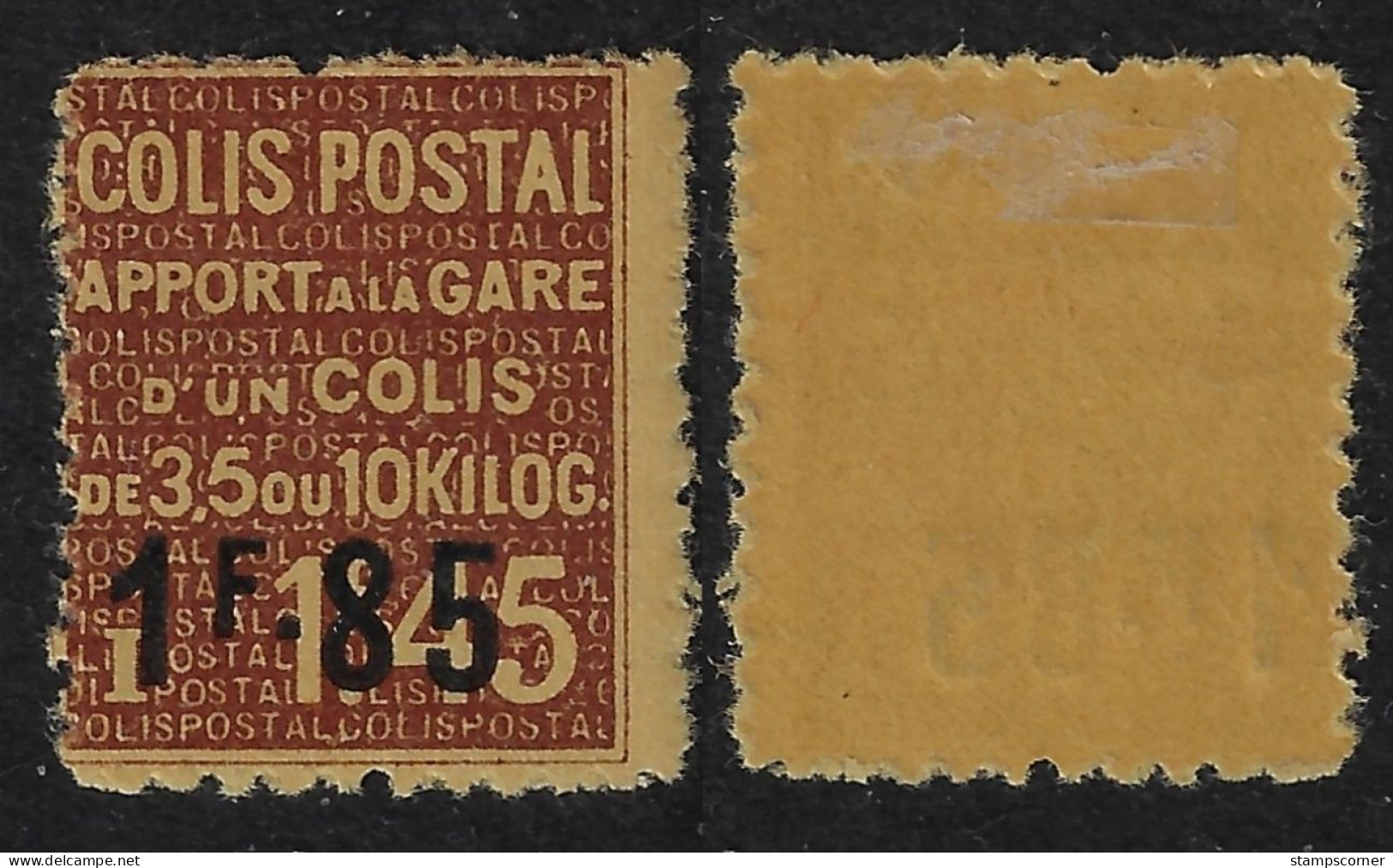 COLIS POSTAUX MAURY 109b - COTE 225€ (Valeur Sur La Valeur Sans Les Barres) - Mint/Hinged