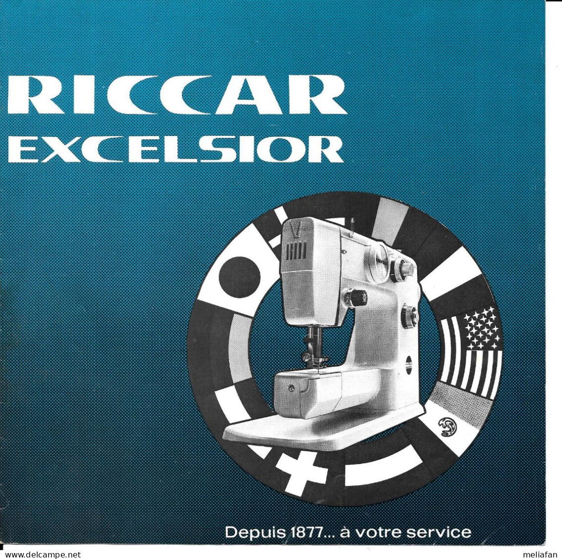 EH65 - CATALOGUE MACHINES A COUDRE RICCAR EXCELSIOR - Maschinen