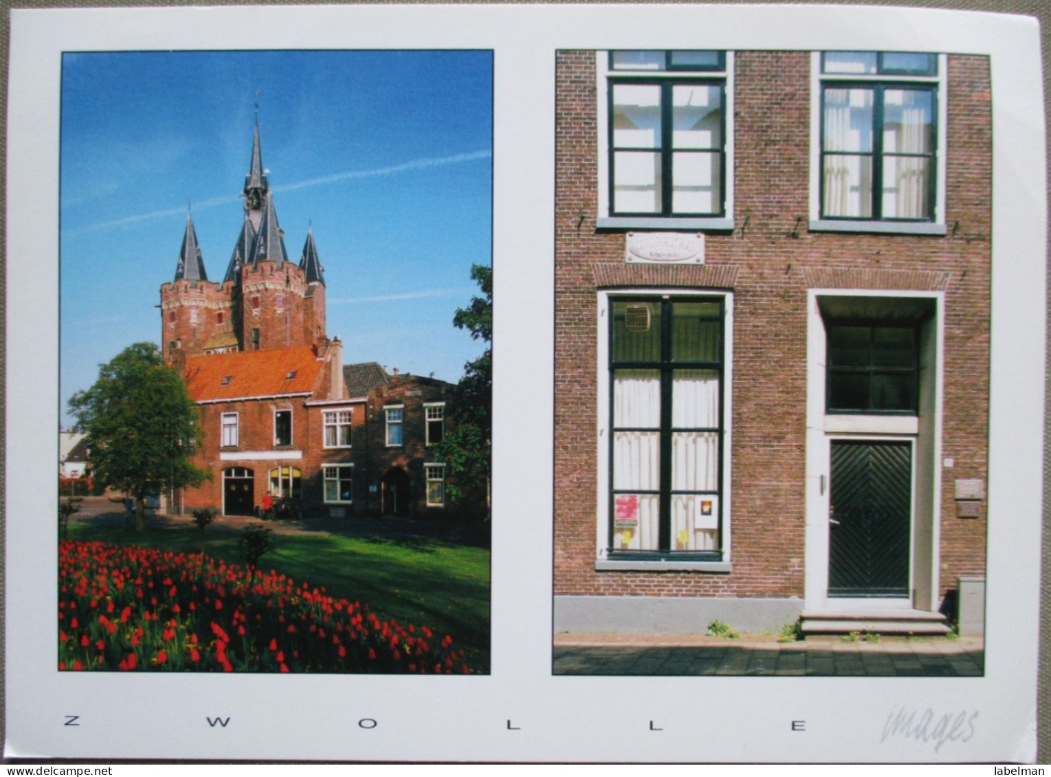 HOLLAND NETHERLAND BREUKELEN TOWN BURG FORTRESS POSTCARD CARTOLINA ANSICHTSKARTE CARTE POSTALE POSTKARTE CARD - Zwolle