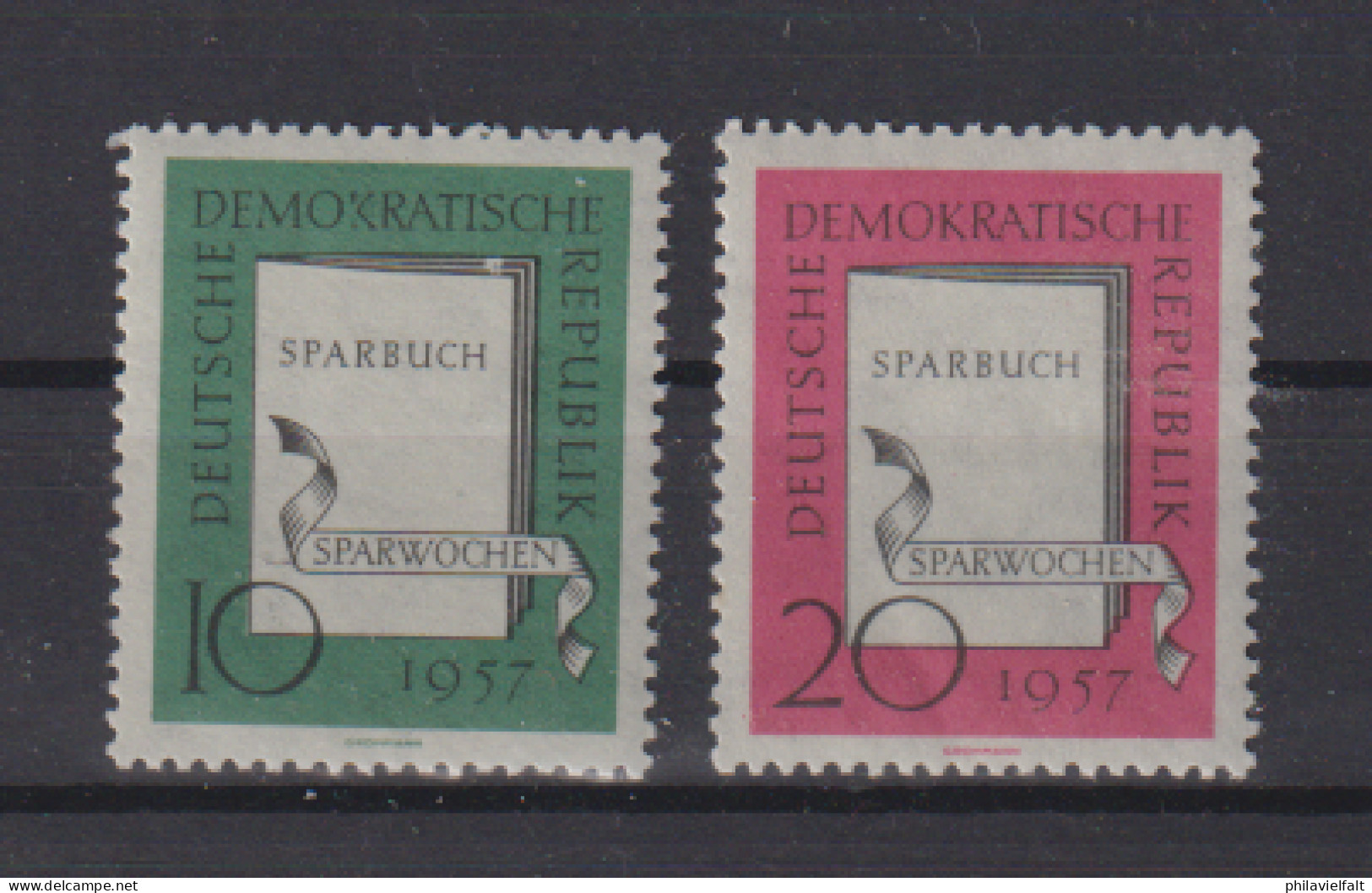 DDR MiNo. 598 PF I /599 ** , Seltener Plattenfehler - Plaatfouten En Curiosa