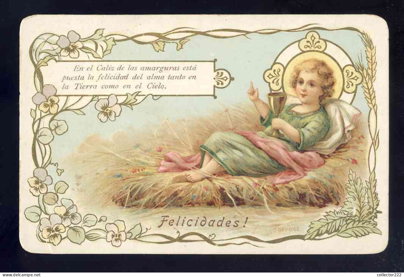 Image Pieuse: Enfant Jésus (Lega Eucaristica Num. 538) (Ref. 78060-00538). - Devotion Images